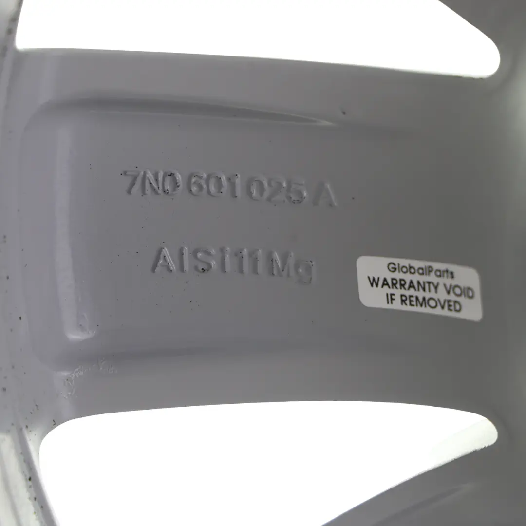 Volkswagen Sharan 7N Jante Alliage Argent 16" 6.5J ET:33 5x112 Memphis - SKU 7N0601025A-2 - Numéro de pièce 7N0601025A