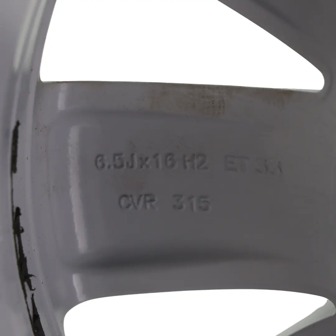 Volkswagen Sharan 7N SIlver Alloy Wheel Rim 16" 6.5J ET:33 5x112 Memphis - SKU 7N0601025A-3 - Part number 7N0601025A