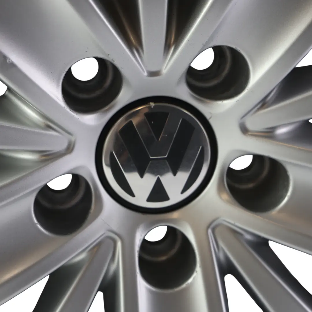 Volkswagen Sharan 7N SIlver Alloy Wheel Rim 16" 6.5J ET:33 5x112 Memphis - SKU 7N0601025A-3 - Part number 7N0601025A