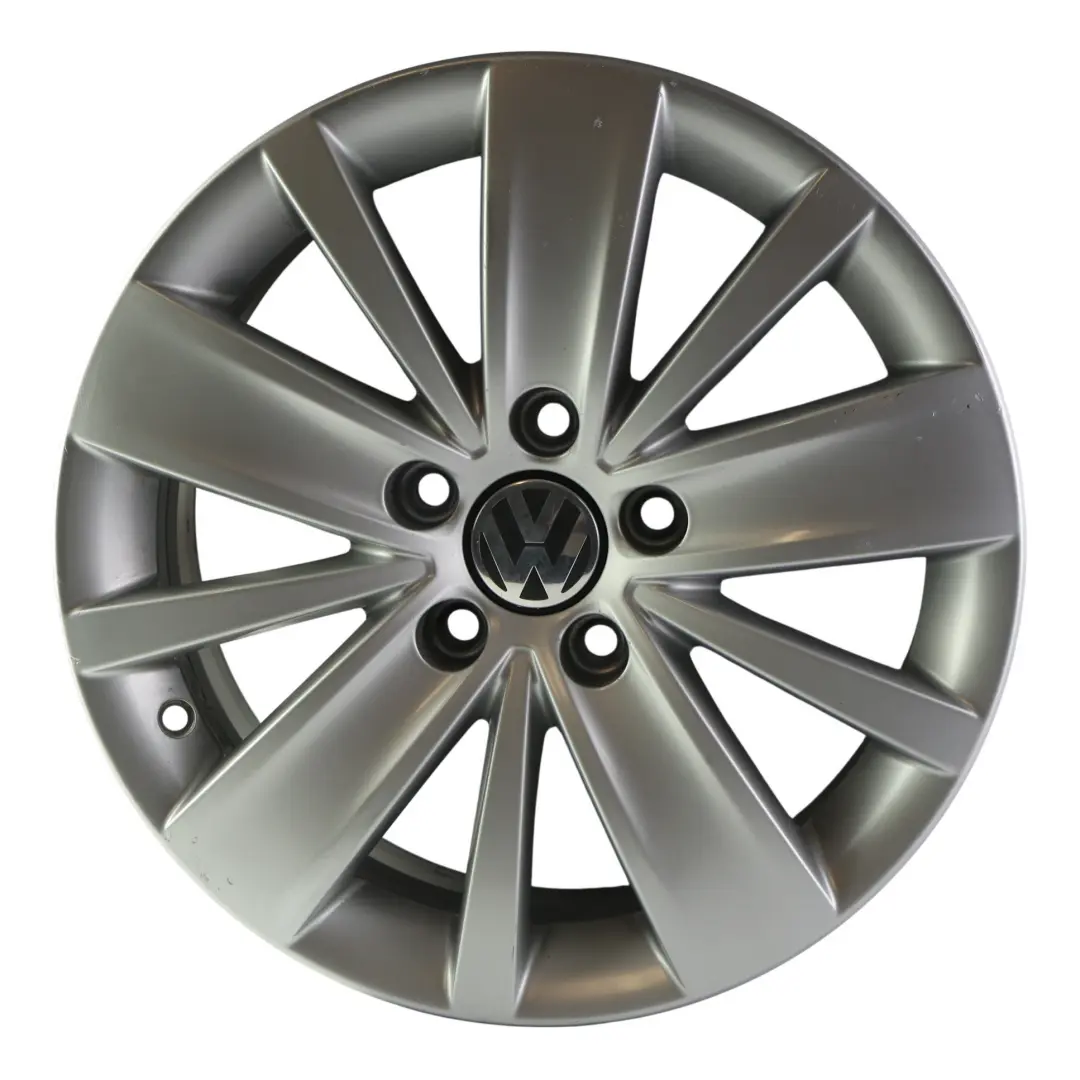 7N SIlver Alloy Wheel Rim 16" 6.5J ET:33 5x112 Memphis to Volkswagen Sharan with Part number 7N0601025A Volkswagen Sharan 7N SIlver Alloy Wheel Rim 16" 6.5J ET:33 5x112 Memphis - SKU 7N0601025A-4 - Part number 7N0601025A