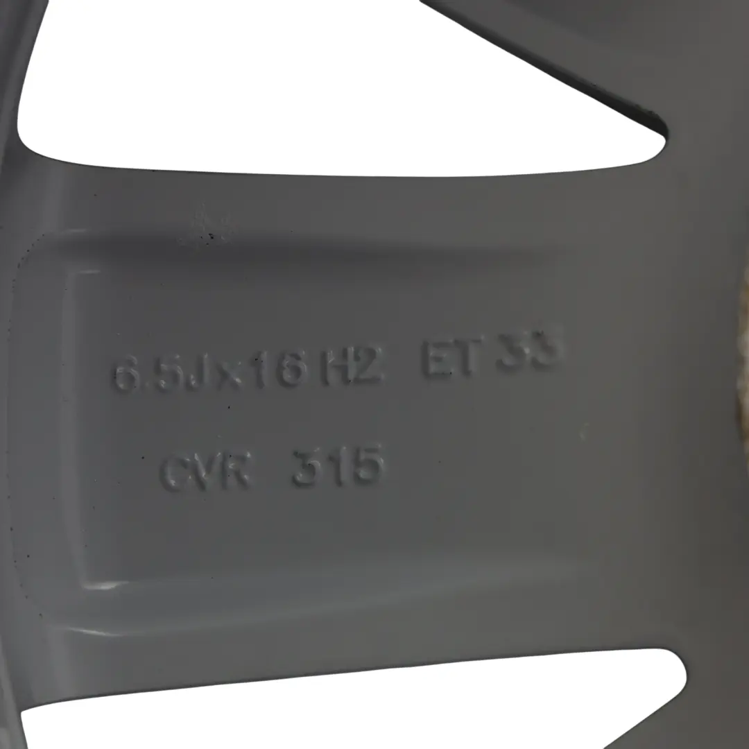 Volkswagen Sharan 7N SIlver Alloy Wheel Rim 16" 6.5J ET:33 5x112 Memphis - SKU 7N0601025A-4 - Part number 7N0601025A