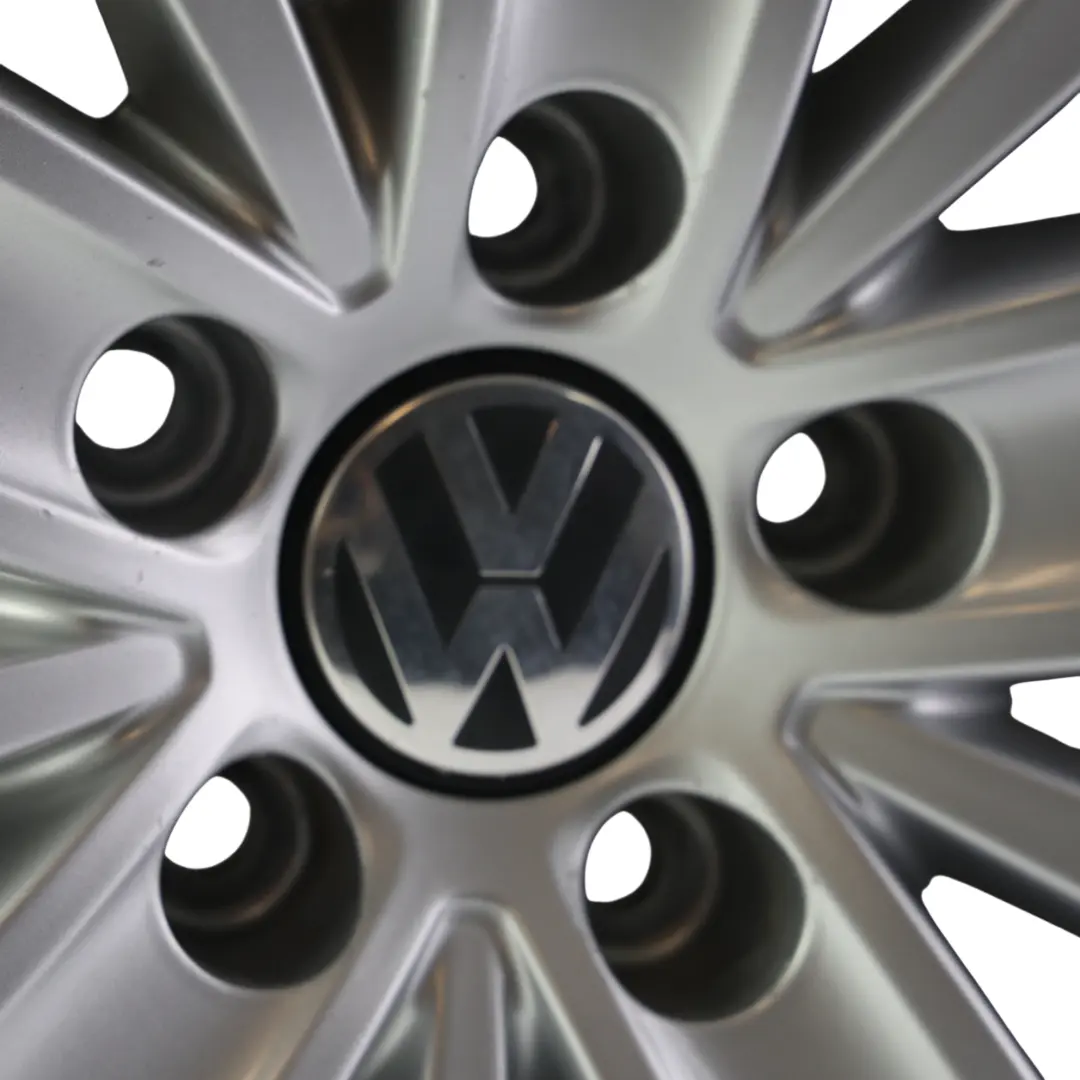 Volkswagen Sharan 7N SIlver Alloy Wheel Rim 16" 6.5J ET:33 5x112 Memphis - SKU 7N0601025A-4 - Part number 7N0601025A