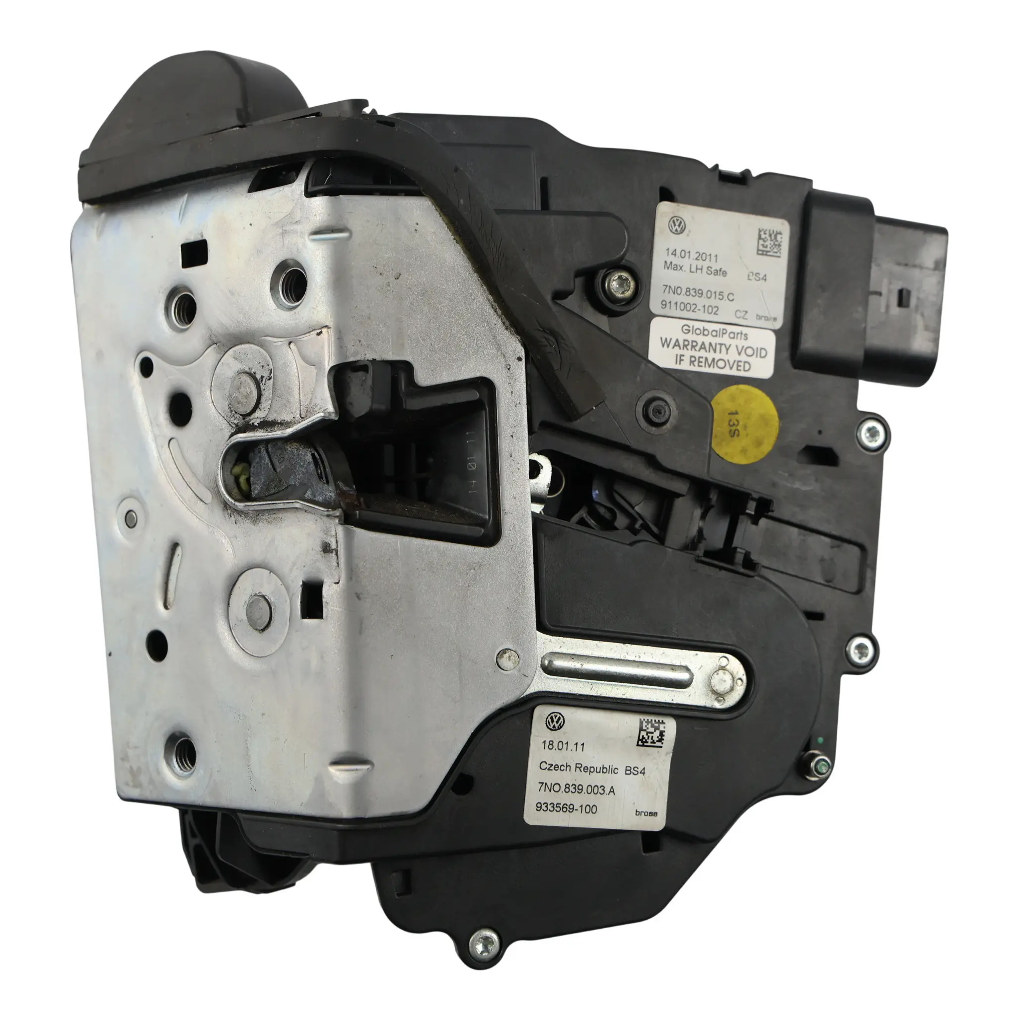 Volkswagen Sharan 7N Sliding Door Lock Mechanism Left N/S 7N0839015C