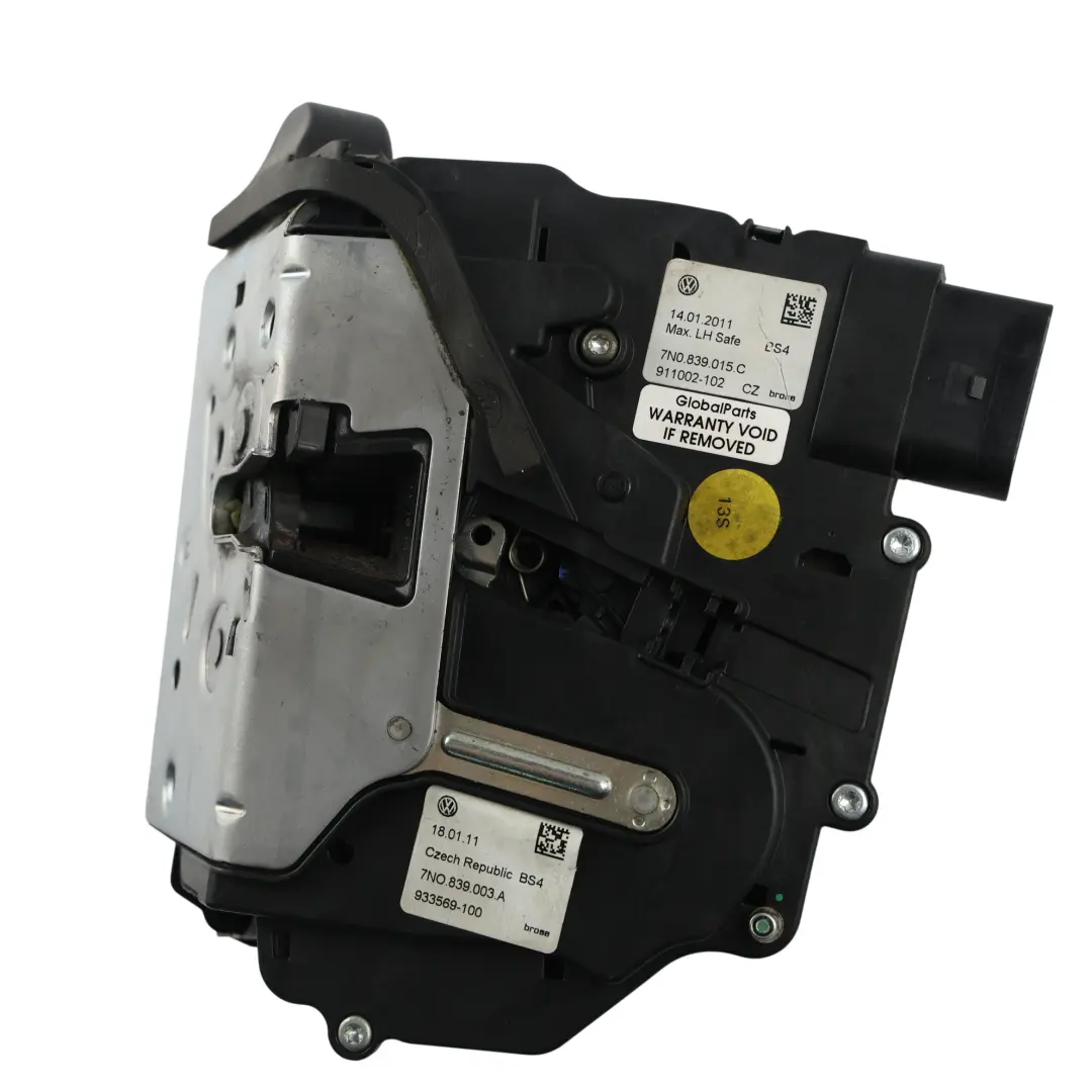 Volkswagen Sharan 7N Sliding Door Lock Mechanism Left N/S - SKU 7N0839015C - Part number 7N0839015C