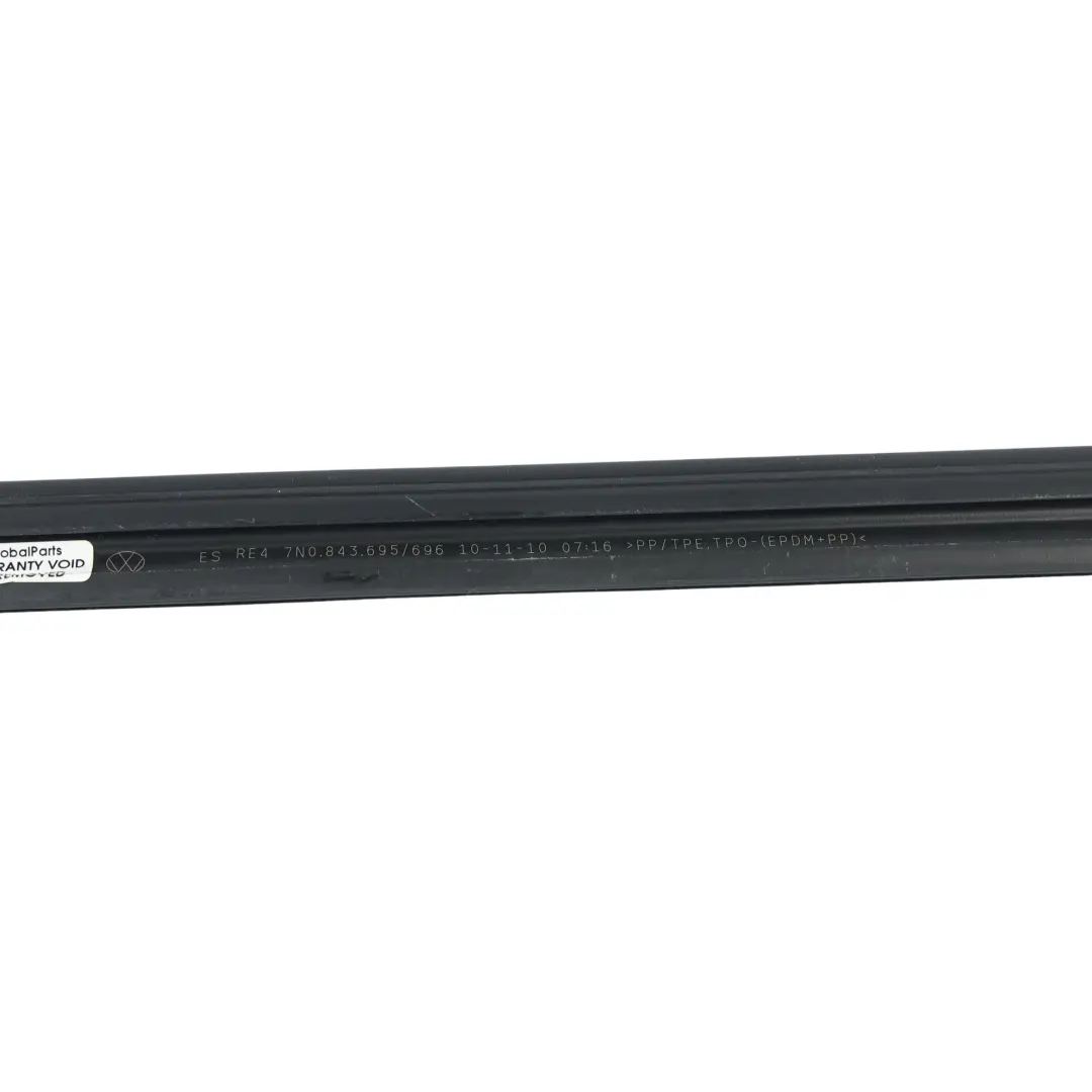 Volkswagen Sharan 7N Door Aperture Strip Rear Right O/S Inner Gasket - SKU 7N0843696A-1 - Part number 7N0843696A