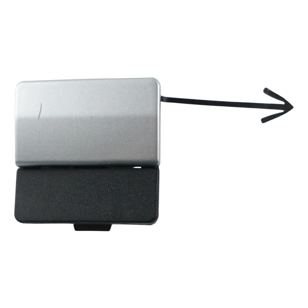 Volkswagen Sharan 7N Stoßstange Abschleppöse Kappe Silber A7W - SKU 7N0853155-RES - Teilenummer 7N0853155