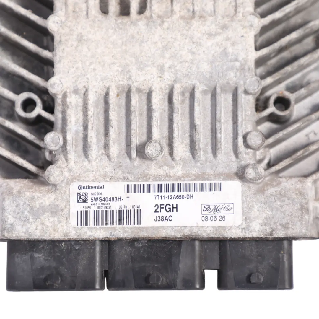 90HP Engine Control Module ECU to Ford Transit Connect 1.8 TDCi with Part number 7T11-12A650-DH Ford Transit Connect 1.8 TDCi 90HP Engine Control Module ECU - SKU 7T11-12A650-DH - Part number 7T11-12A650-DH