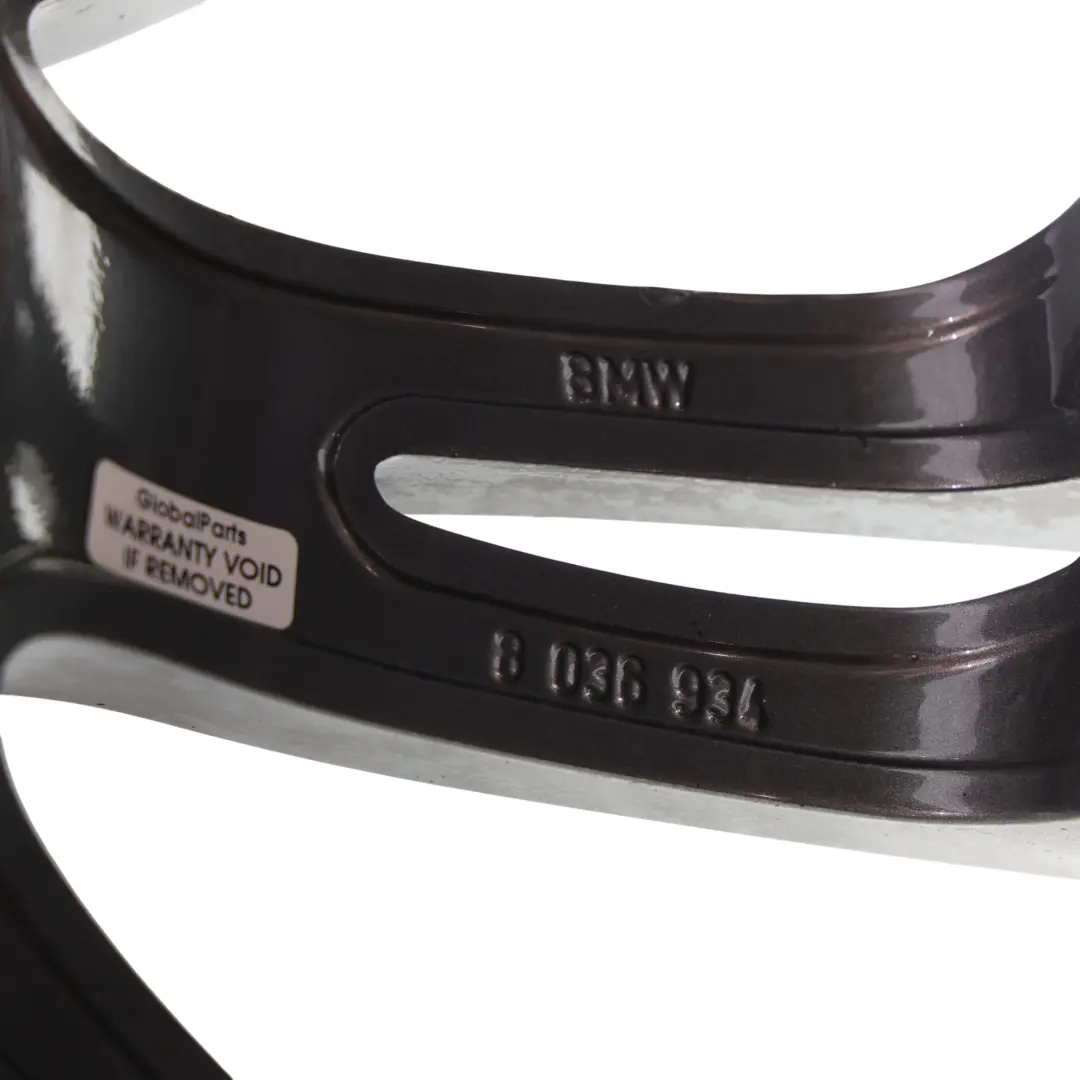 Gris llanta aleación trasera 18 "M Spider Spoke 8,5J ET:37 para BMW E90 E91 con número de pieza 8036934 BMW E90 E91 Gris llanta aleación trasera 18 "M Spider Spoke 8,5J ET:37 - SKU 8036934-7 - Número de pieza 8036934