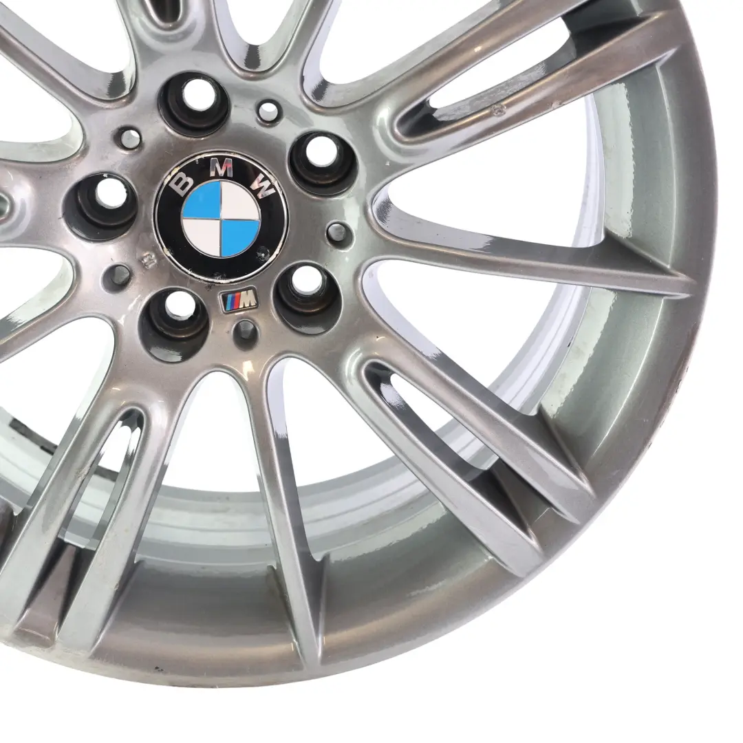 Grey Rear Alloy Wheel Rim 18" M Spider Spoke 193 8,5J ET:37 to BMW E90 E91 with Part number 8036934 BMW E90 E91 Grey Rear Alloy Wheel Rim 18" M Spider Spoke 193 8,5J ET:37 - SKU 8036934-7 - Part number 8036934