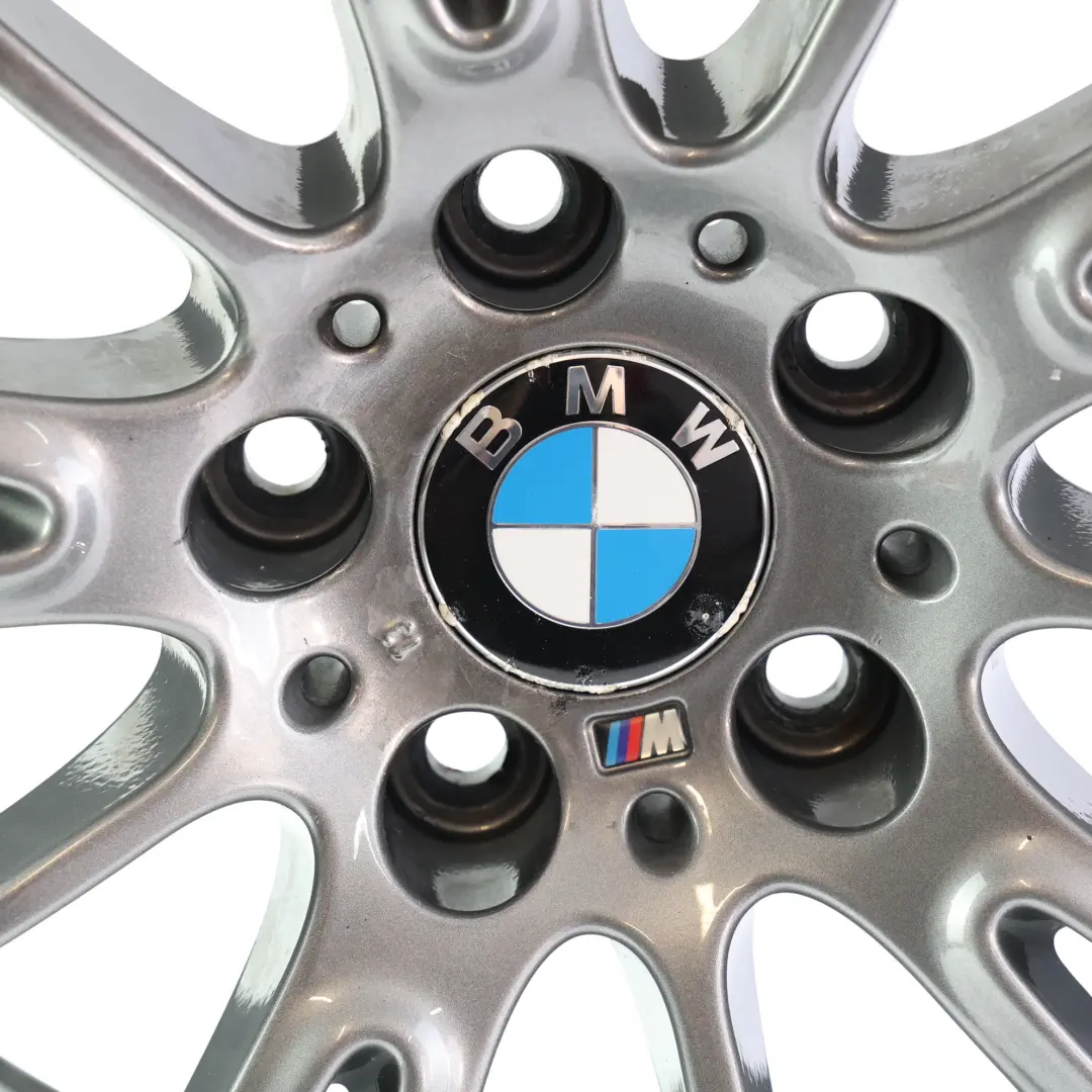 Gris llanta aleación trasera 18 "M Spider Spoke 8,5J ET:37 para BMW E90 E91 con número de pieza 8036934 BMW E90 E91 Gris llanta aleación trasera 18 "M Spider Spoke 8,5J ET:37 - SKU 8036934-7 - Número de pieza 8036934