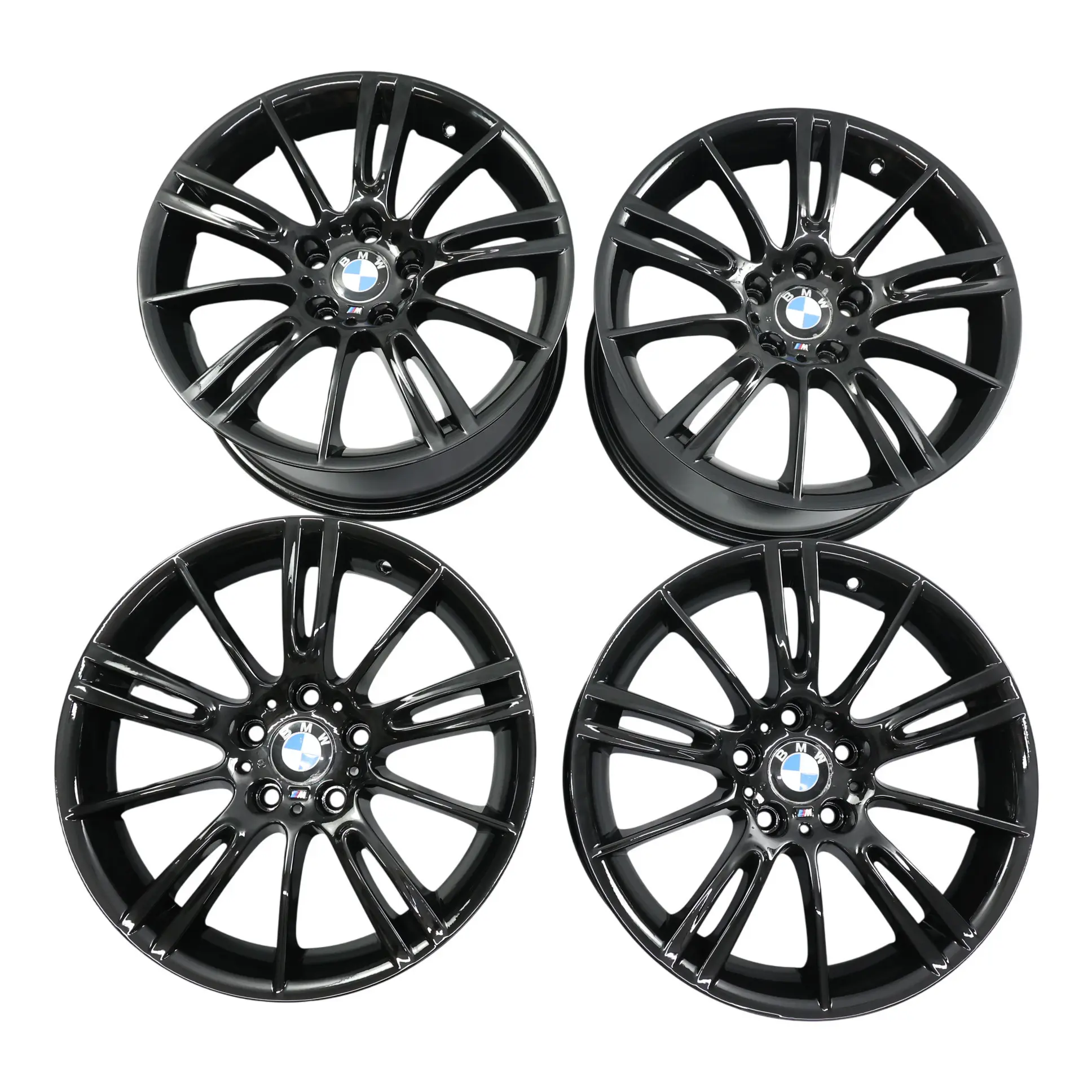 BMW E90 E91 E92 E93 Complete Set 4x Wheel Rim 18" 8.5J ET:37 M Spider Spoke