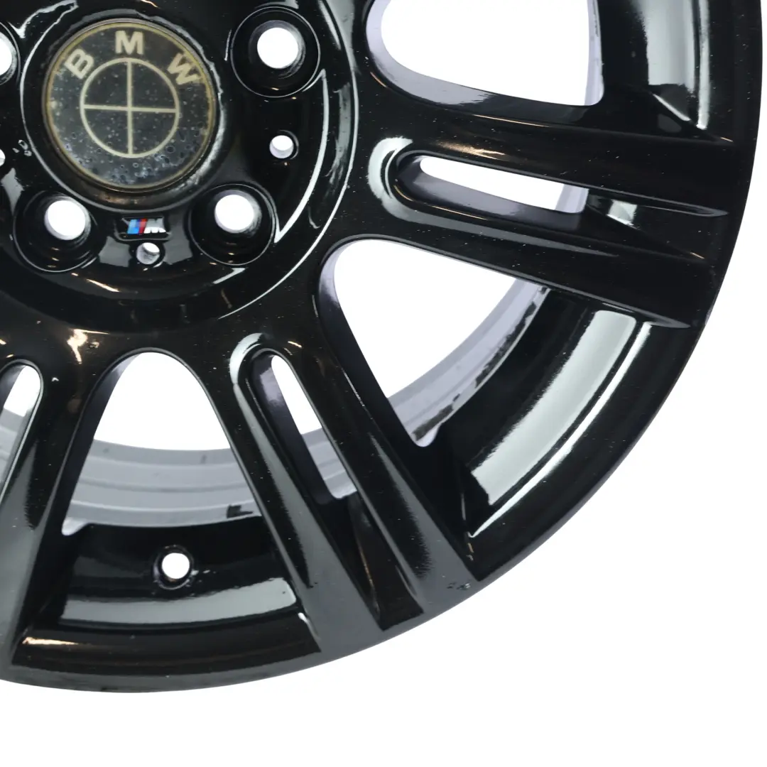Alloy Wheel Rim 17" Black M Double Spoke 194 to BMW E90 E91 E92 E93 with Part number 8036935 BMW E90 E91 E92 E93 Alloy Wheel Rim 17" Black M Double Spoke 194 - SKU 8036935-13 - Part number 8036935