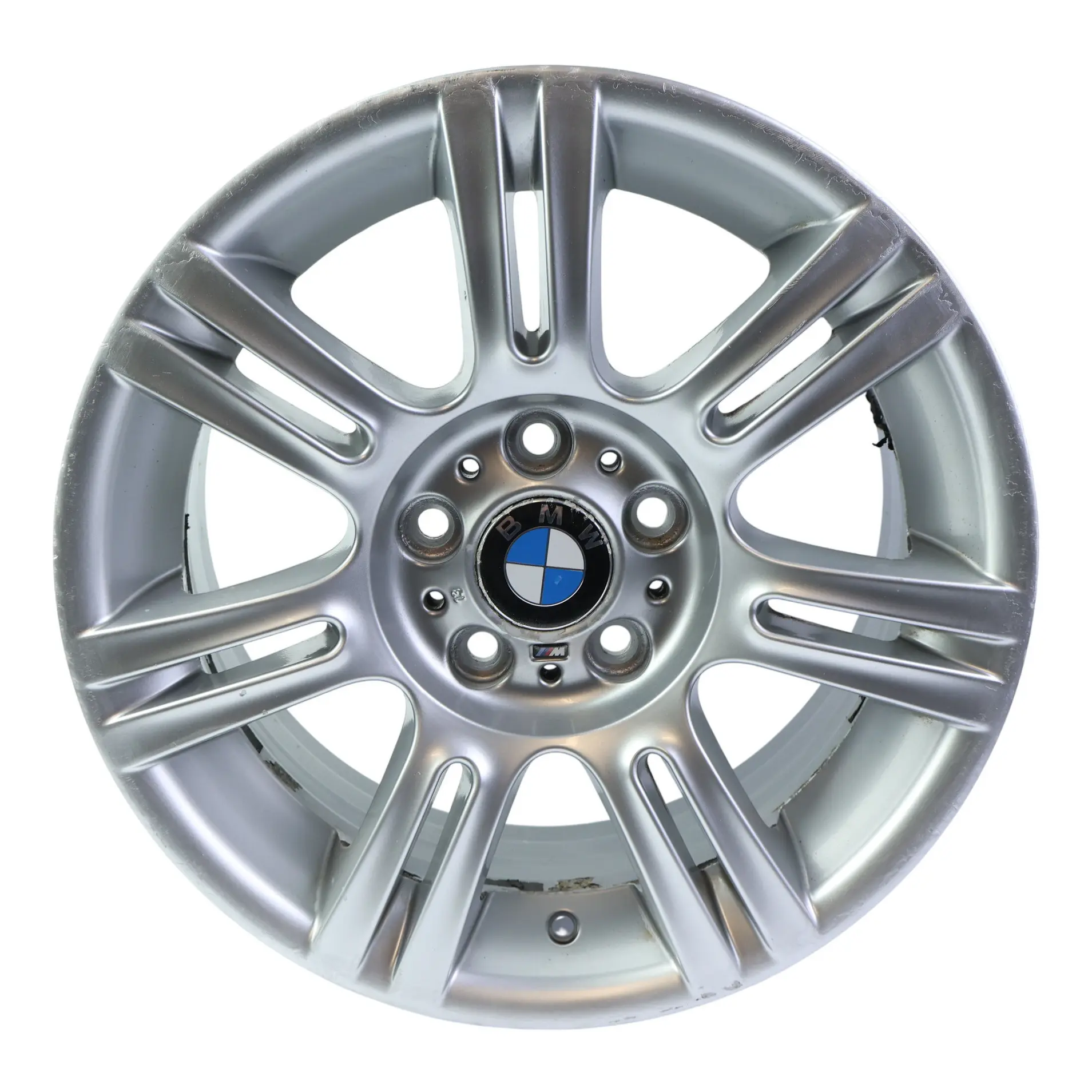 BMW 3 Series E90 E91 E92 Silver Wheel Alloy Rim M Double Spoke 194 17" ET:34 8J