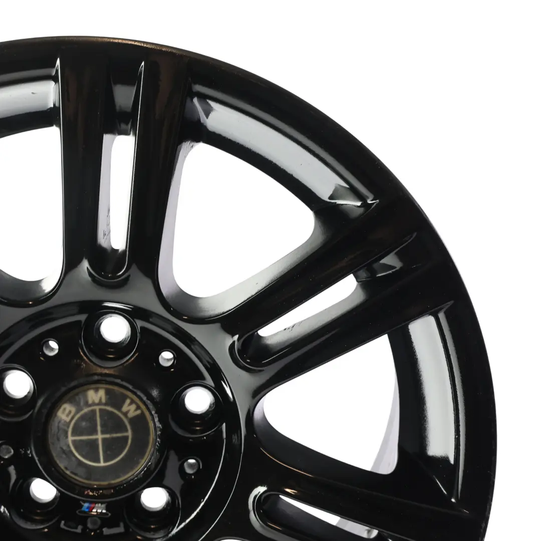 Cerchio in lega nero M doppie razze 194 17" ET:34 8J per BMW E90 E91 E92 con numero di parte 8036935 BMW E90 E91 E92 Cerchio in lega nero M doppie razze 194 17" ET:34 8J - SKU 8036935-7 - Numero di parte 8036935