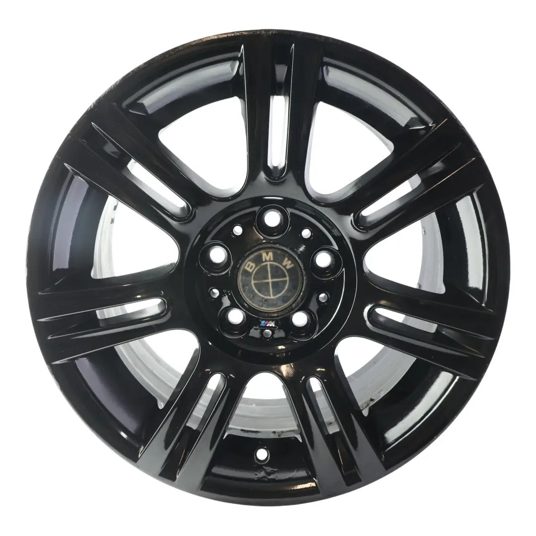 Alloy Rim M Double Spoke 194 17" ET:37 8,5J to BMW E90 E91 E92 Black Rear Wheel with Part number 8036936 BMW E90 E91 E92 Black Rear Wheel Alloy Rim M Double Spoke 194 17" ET:37 8,5J - SKU 8036936-6 - Part number 8036936