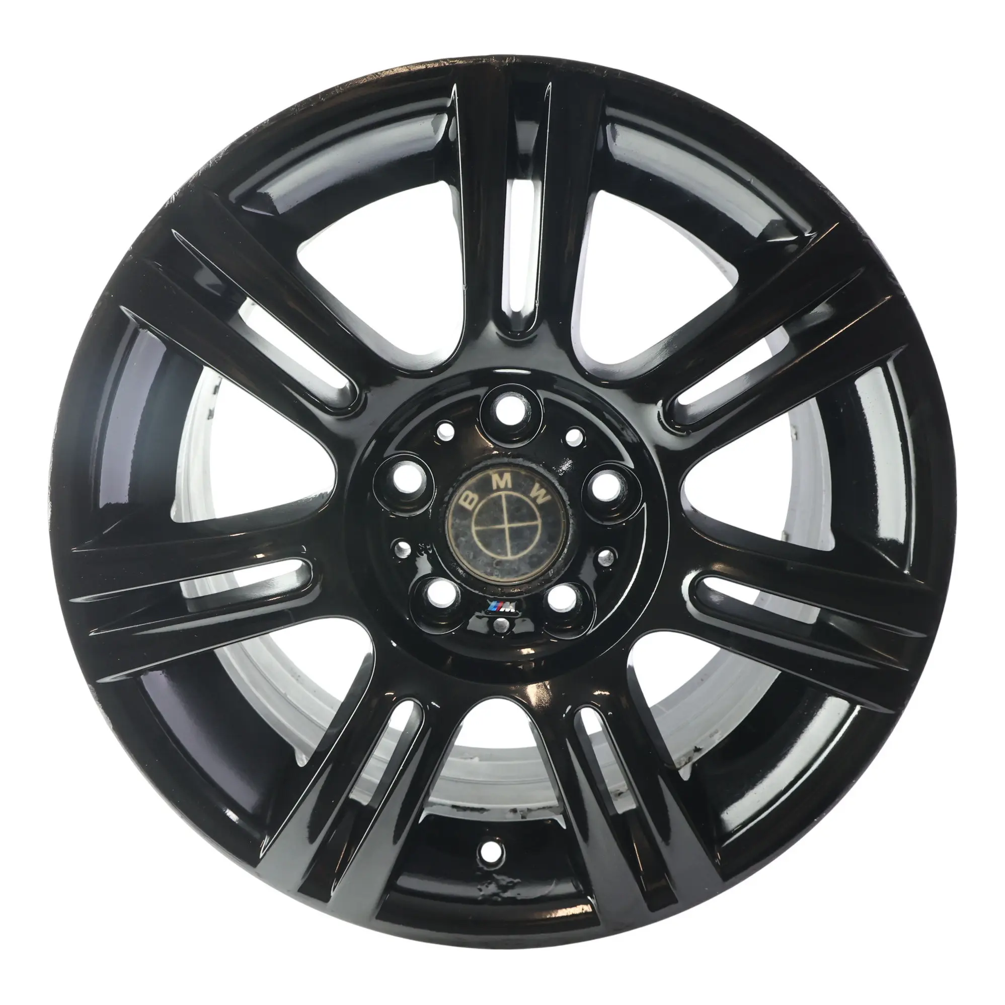 BMW E90 E91 E92 Black Rear Wheel Alloy Rim M Double Spoke 194 17" ET:37 8,5J