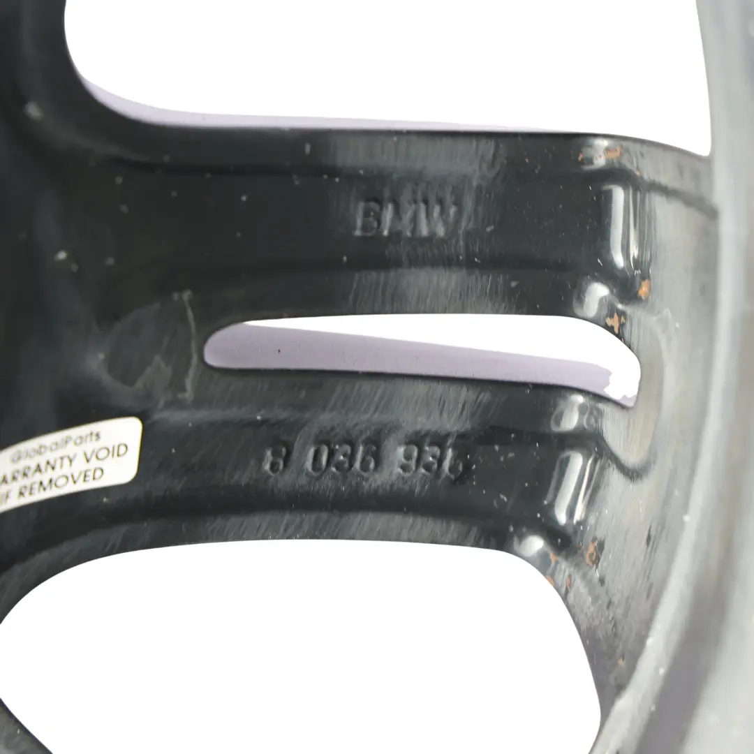 BMW E90 E91 E92 Black Rear Wheel Alloy Rim M Double Spoke 194 17" ET:37 8,5J - SKU 8036936-6 - Part number 8036936