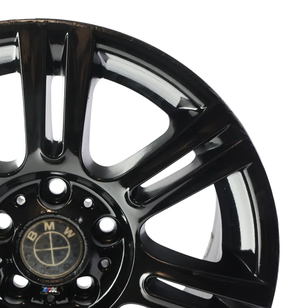 BMW E90 E91 E92 Black Rear Wheel Alloy Rim M Double Spoke 194 17" ET:37 8,5J - SKU 8036936-6 - Part number 8036936