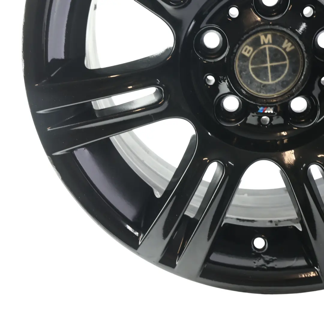 BMW E90 E91 Cerchio posteriore nero in lega M Doppie razze 194 17" ET:37 8,5J - SKU 8036936-6 - Numero di parte 8036936