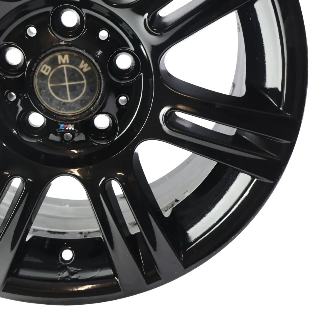 Alloy Rim M Double Spoke 194 17" ET:37 8,5J to BMW E90 E91 E92 Black Rear Wheel with Part number 8036936 BMW E90 E91 E92 Black Rear Wheel Alloy Rim M Double Spoke 194 17" ET:37 8,5J - SKU 8036936-6 - Part number 8036936