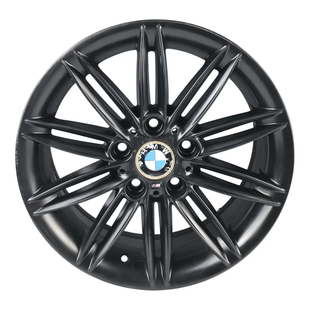 Llanta Aleación Negra Trasera 17" 7,5J ET:47 M Doble Radio 207 para BMW E81 E82 E87 con número de pieza 8036938 BMW E81 E82 E87 Llanta Aleación Negra Trasera 17" 7,5J ET:47 M Doble Radio 207 - SKU 8036938-10 - Número de pieza 8036938