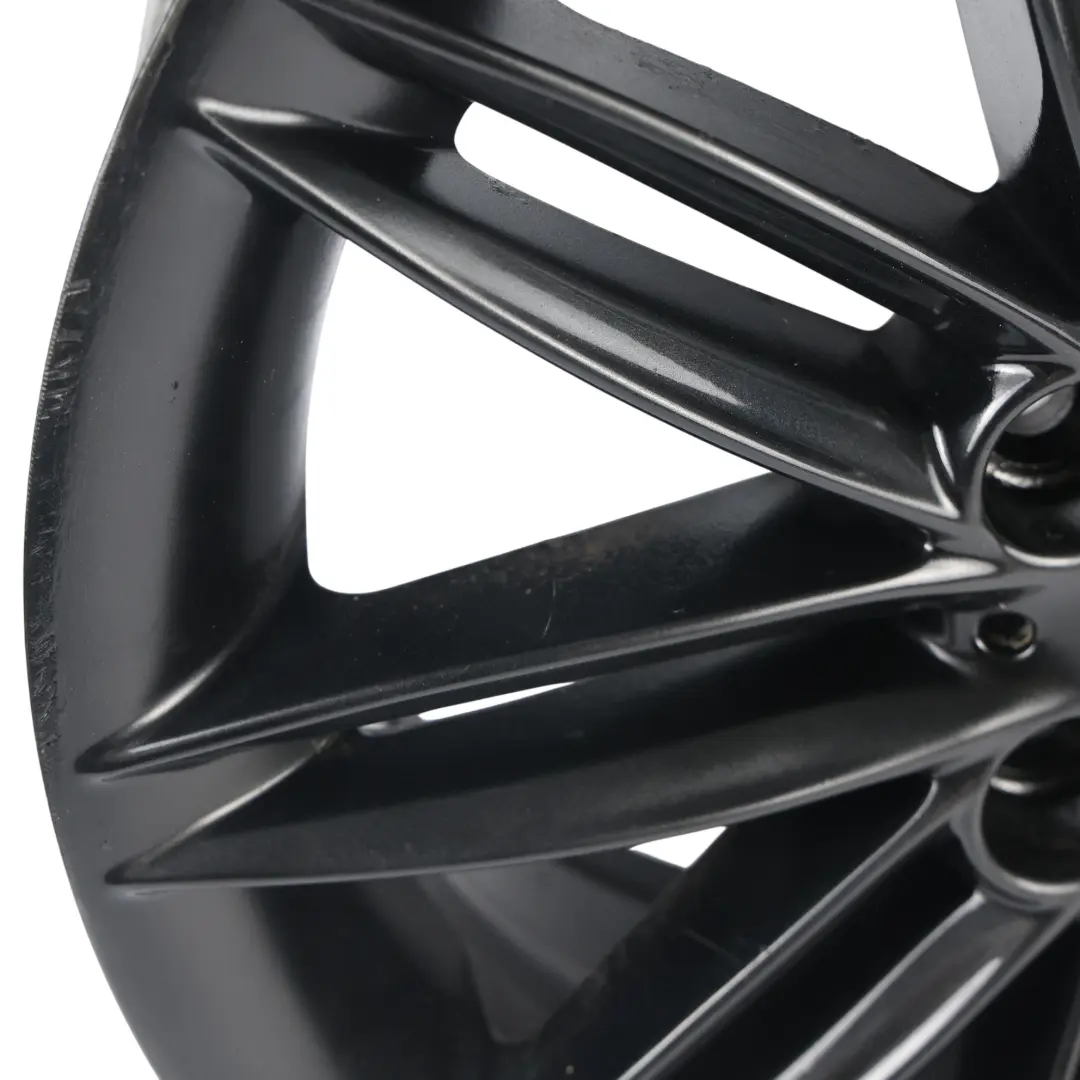 BMW E81 E82 E87 Llanta Aleación Negra Trasera 17" 7,5J ET:47 M Doble Radio 207 - SKU 8036938-10 - Número de pieza 8036938