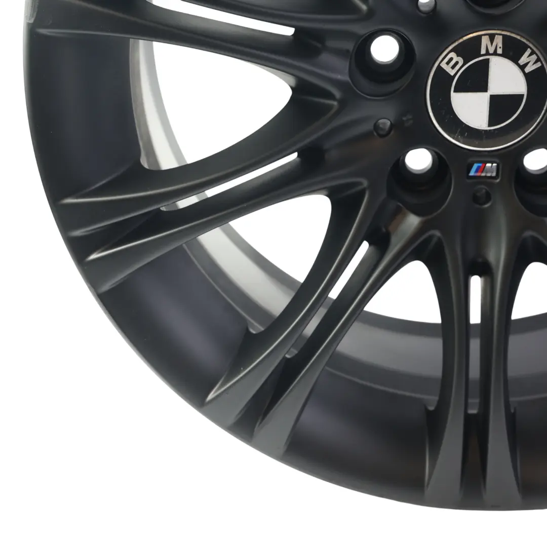 BMW E60 E61 Schwarz Leicht Metall Felge 18" 8J ET:20 M Doppelspeiche 135 - SKU 8036947-12 - Teilenummer 8036947