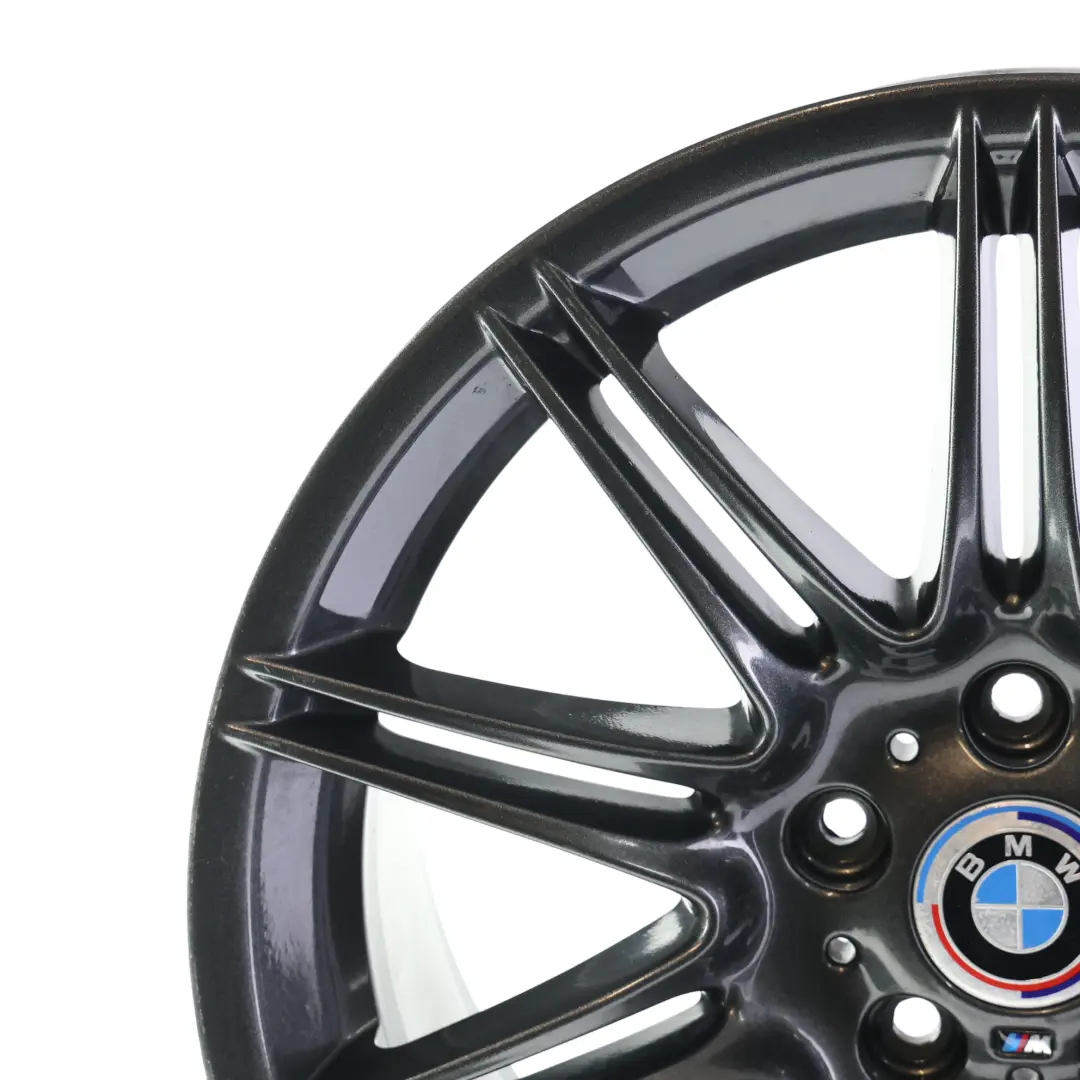 BMW E90 E92 Gris llanta trasera aleación 19 "M de doble radio 225 9J - SKU 8037142-8 - Número de pieza 8037142