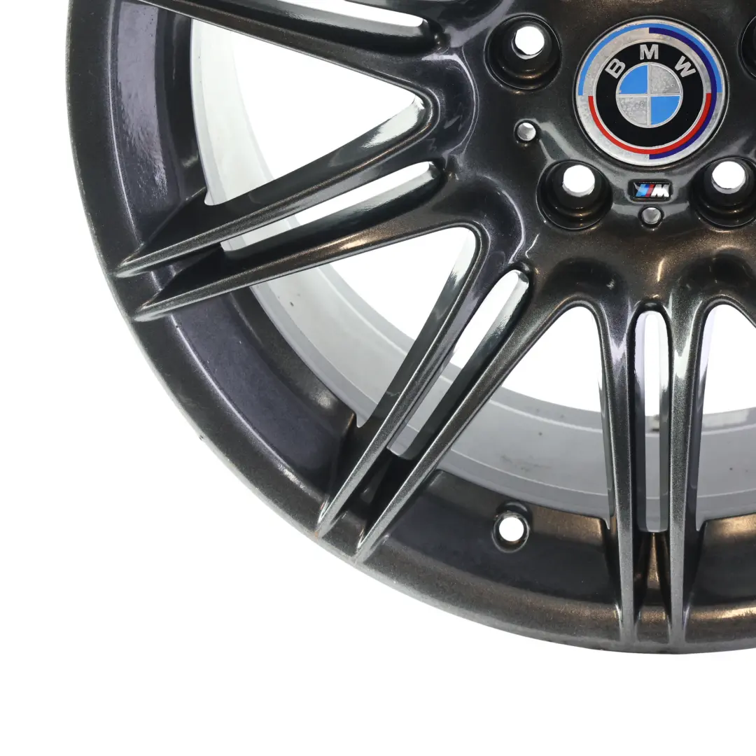 BMW E90 E92 Gris llanta trasera aleación 19 "M de doble radio 225 9J - SKU 8037142-8 - Número de pieza 8037142