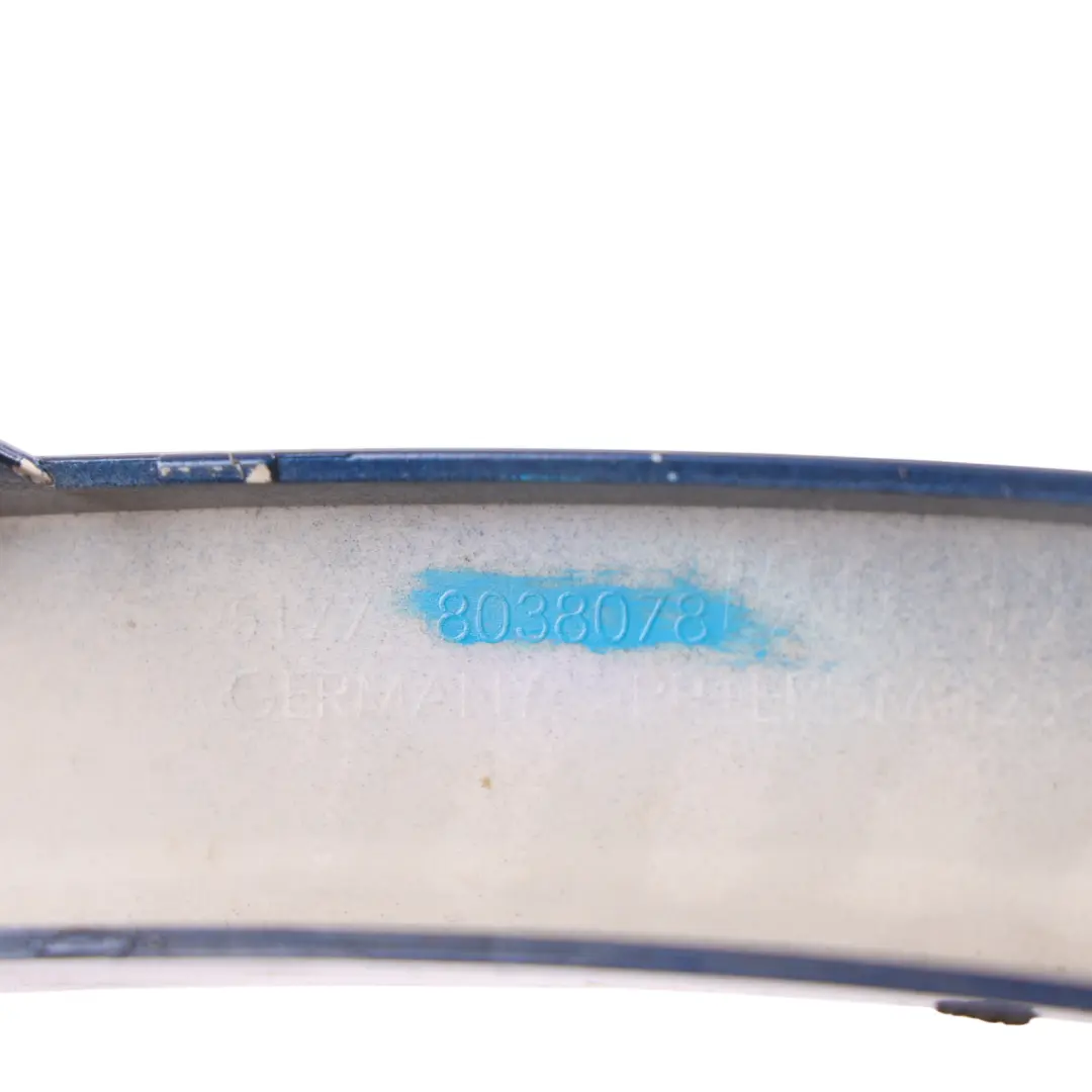 Arch Trim Front Right O/S Le Mans Blau Metallic - 381 to BMW X1 E84 Wheel with Part number 8038078 BMW X1 E84 Wheel Arch Trim Front Right O/S Le Mans Blau Metallic - 381 - SKU 8038078-LMB - Part number 8038078
