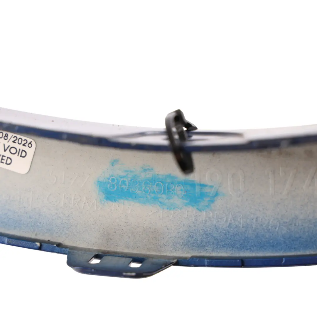 Arch Trim Right O/S Le Mans Blau Metallic - 381 8038078 to BMW X1 E84 Rear Wheel with Part number 8038080 BMW X1 E84 Rear Wheel Arch Trim Right O/S Le Mans Blau Metallic - 381 8038078 - SKU 8038080-LMB - Part number 8038080