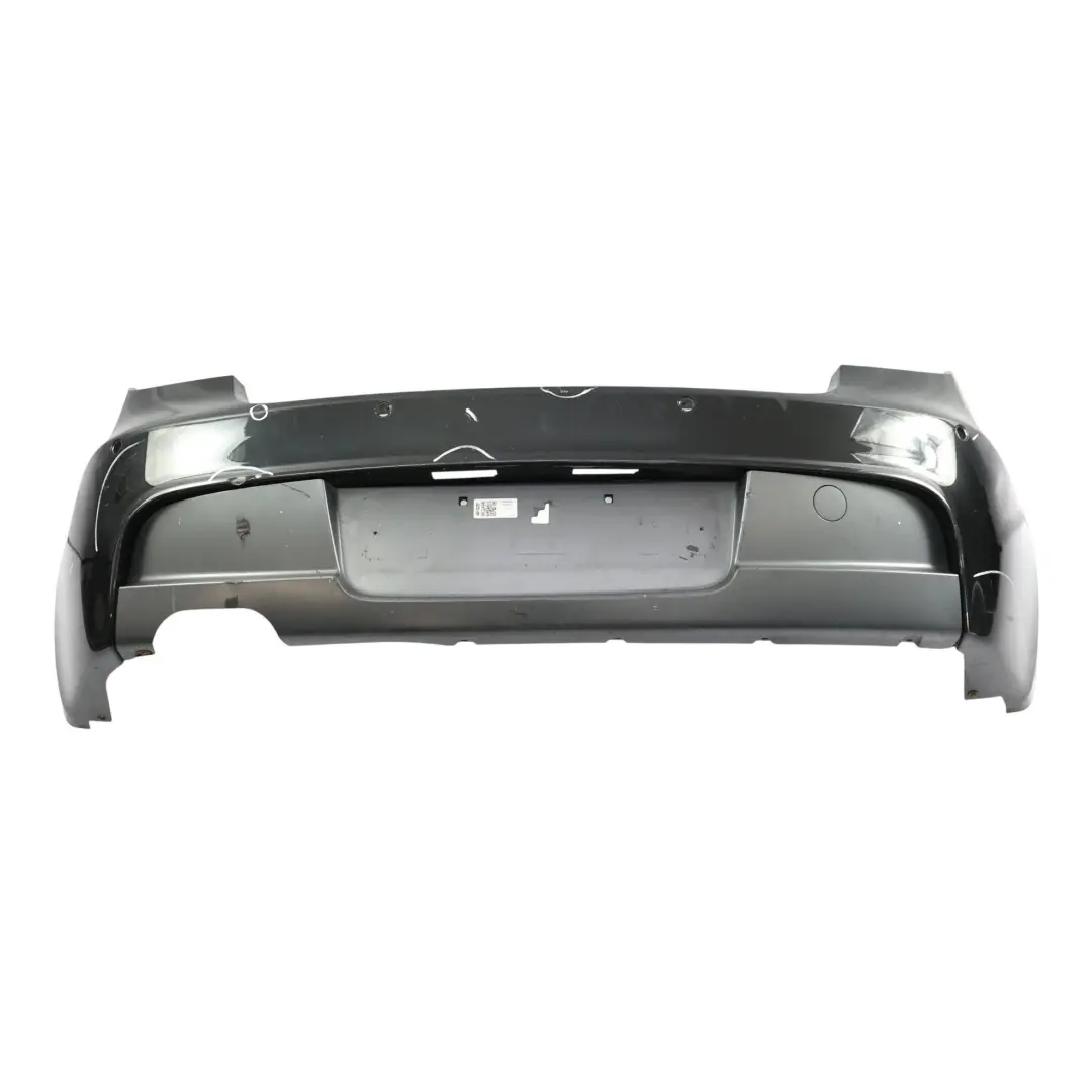 Bumper Trim Panel PDC Black Sapphire - 475 to BMW E81 E87 LCI M Sport Rear with Part number 8045548 BMW E81 E87 LCI M Sport Rear Bumper Trim Panel PDC Black Sapphire - 475 - SKU 8045548-BS - Part number 8045548