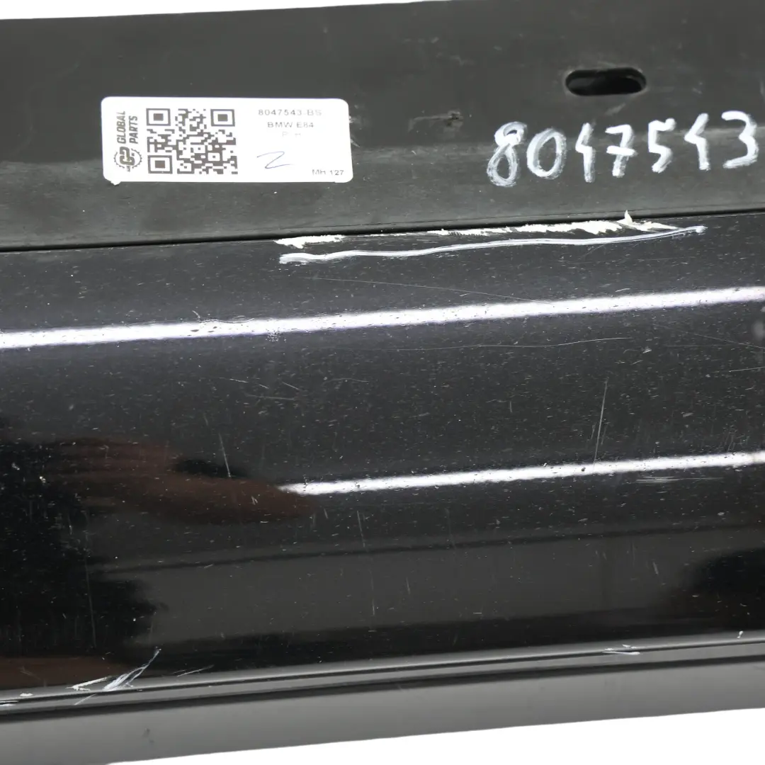 Minigonna laterale M Sport Copri davanzale sinistro Black Sapphire per BMW X1 E84 con numero di parte 8047543 BMW X1 E84 Minigonna laterale M Sport Copri davanzale sinistro Black Sapphire - SKU 8047543-BS - Numero di parte 8047543
