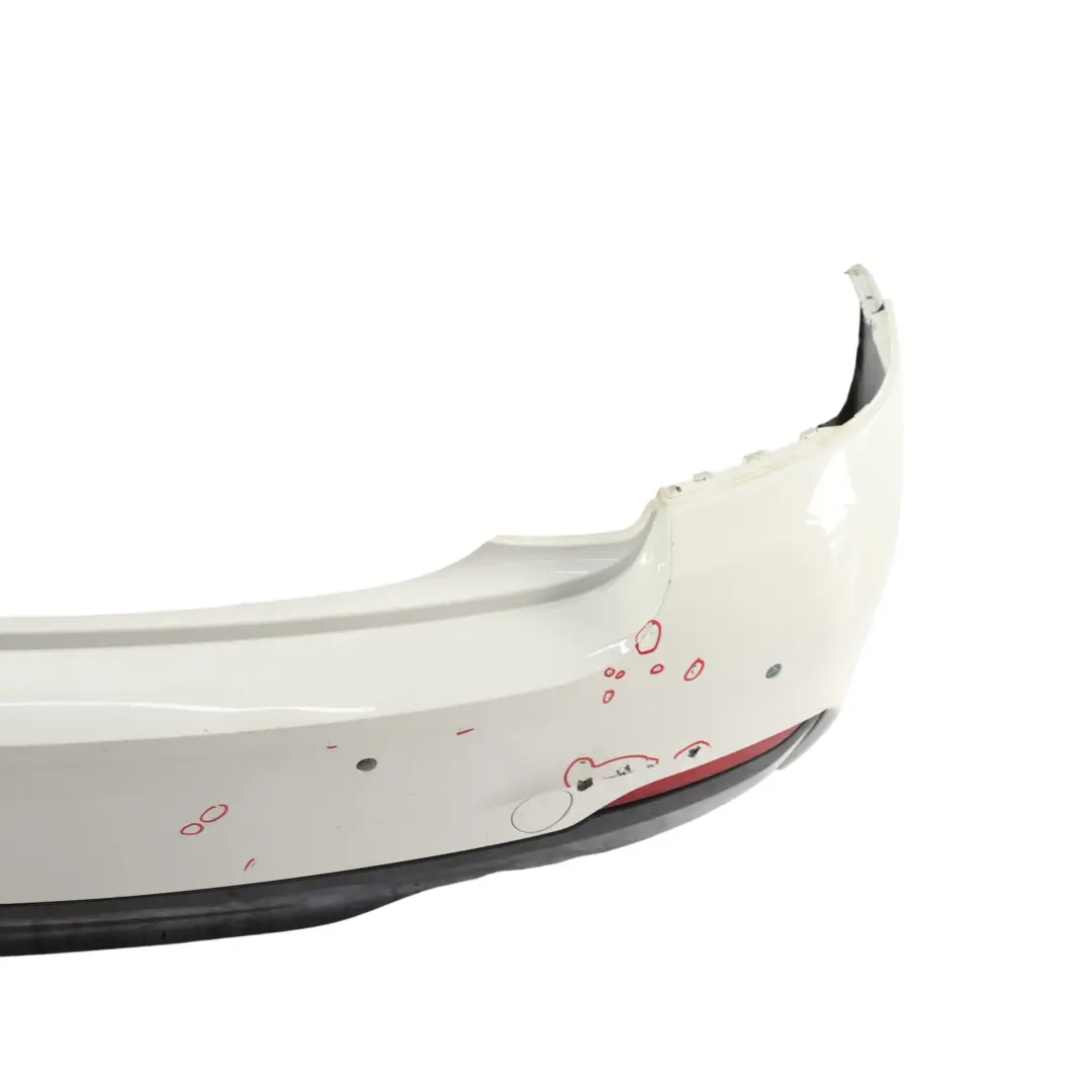 BMW F22 F23 Rear Bumper Trim Panel M Sport Alpinweiss 3 White - 300 - SKU 8055965-AW1 - Part number 8055965
