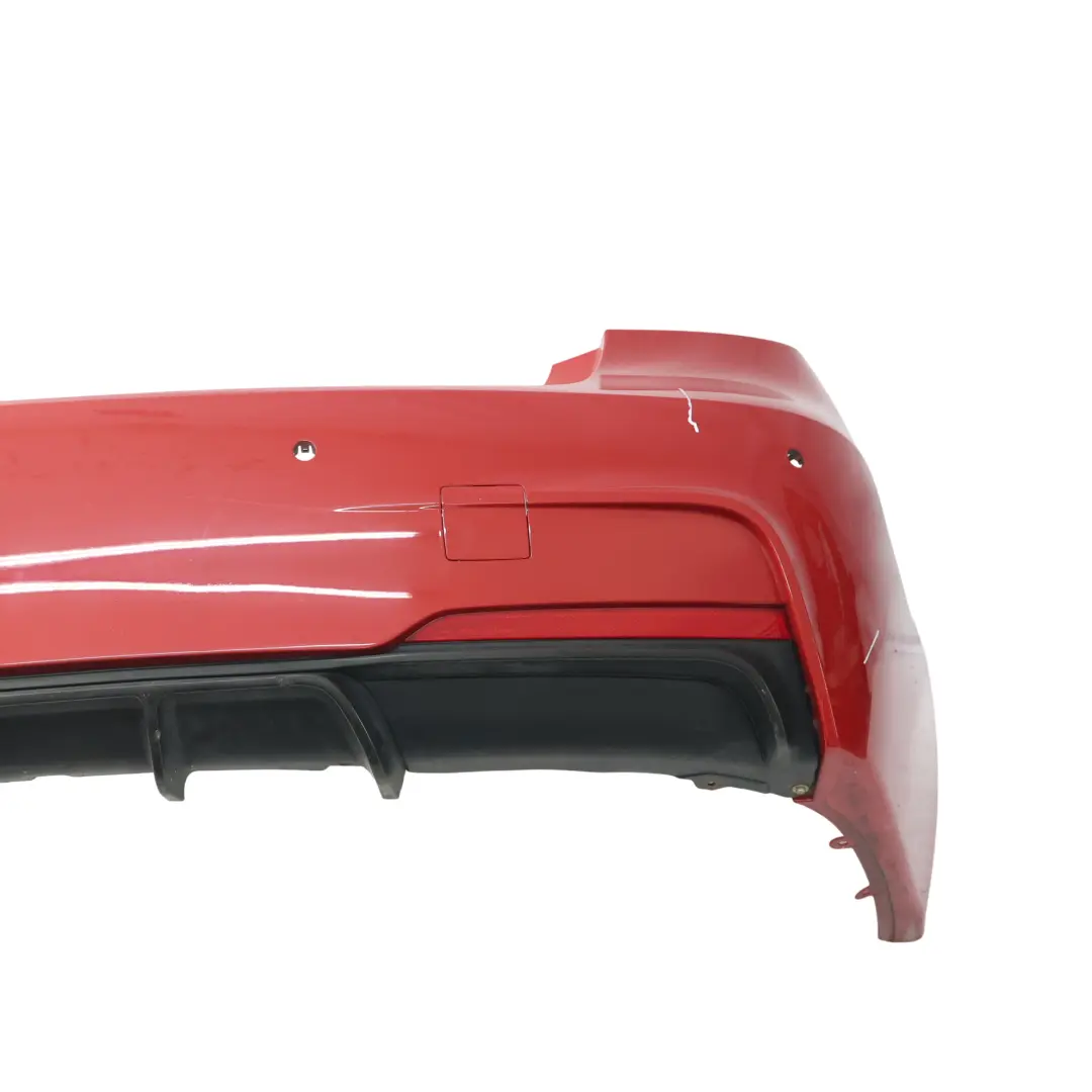 Panel Zderzaka Tylnego M Sport PDC Melbourne Red Metallic A75 do BMW F30 o numerze 8056497 BMW F30 Panel Zderzaka Tylnego M Sport PDC Melbourne Red Metallic A75 - SKU 8056497-MRT - Numer Części 8056497