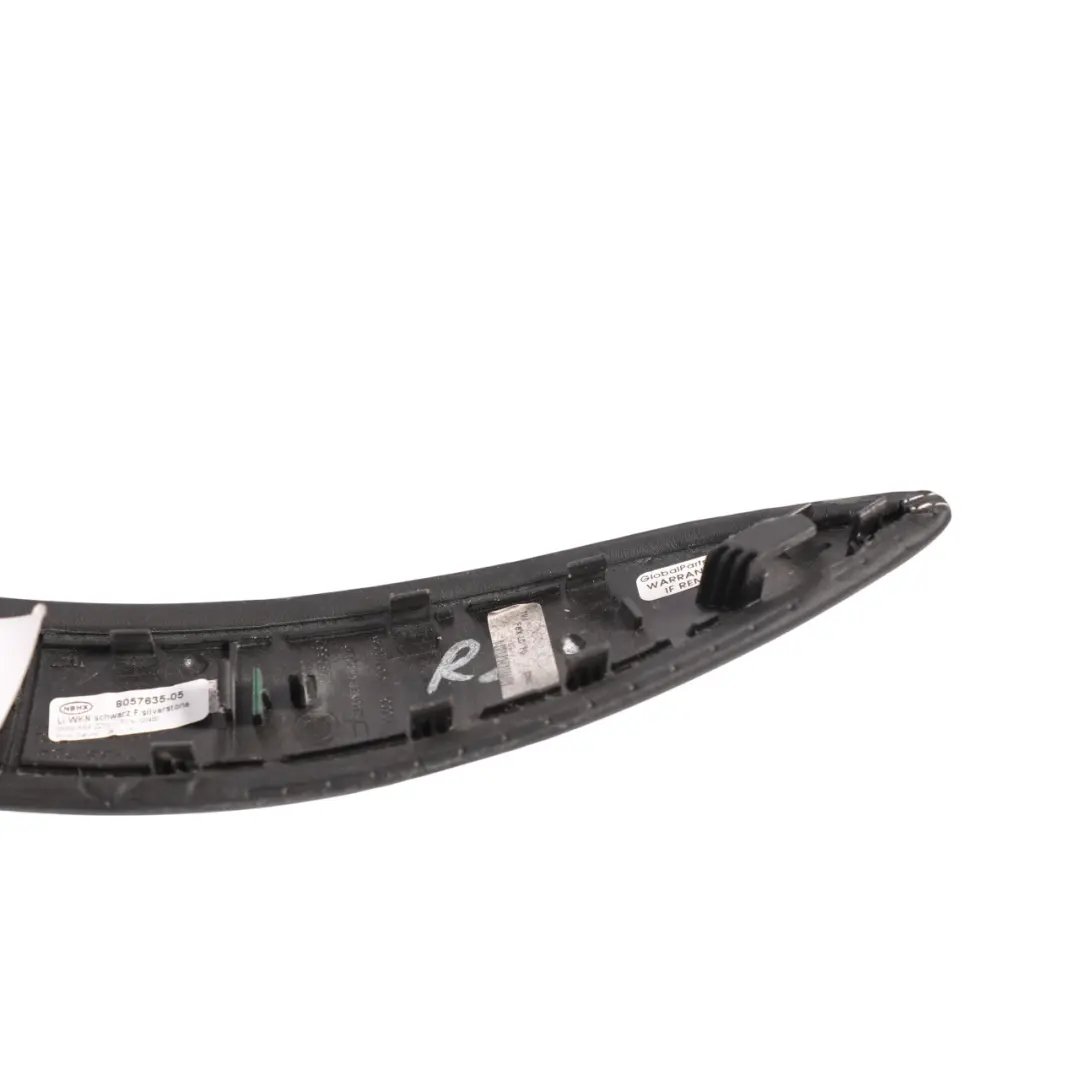 BMW F80 M3 F82 M4 Door Handle Cover Interior Leather Left N/S Black Silverstone - SKU 8057635-1 - Part number 8057635