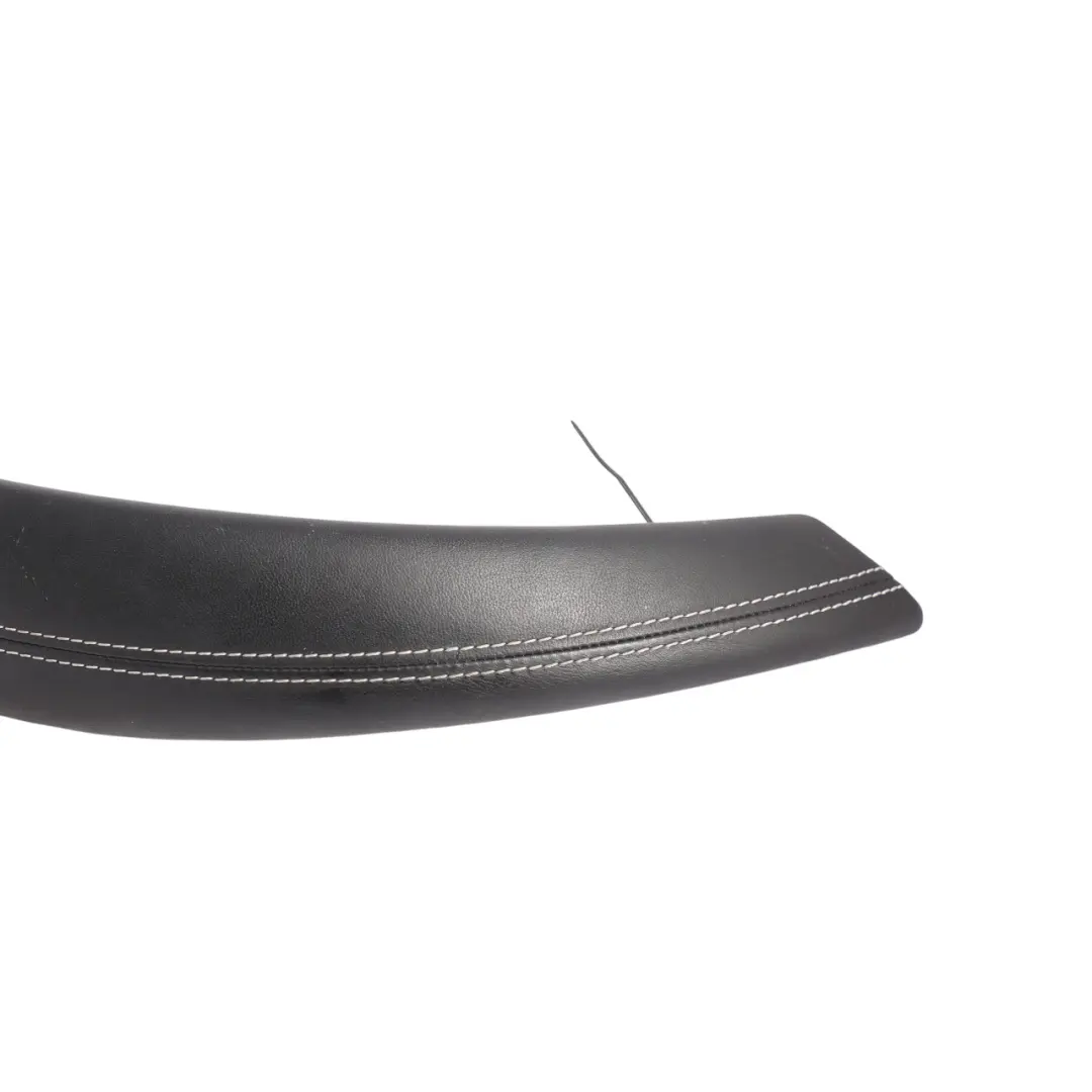 Door Handle Cover Interior Leather Left N/S Black Silverstone to BMW F80 M3 F82 M4 with Part number 8057635 BMW F80 M3 F82 M4 Door Handle Cover Interior Leather Left N/S Black Silverstone - SKU 8057635-1 - Part number 8057635