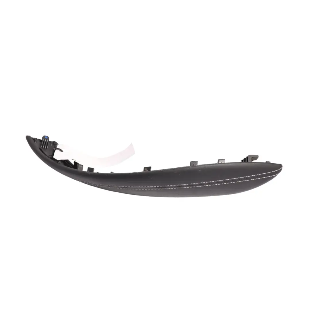 Door Handle Cover Interior Leather Left N/S Black Silverstone to BMW F80 M3 F82 M4 with Part number 8057635 BMW F80 M3 F82 M4 Door Handle Cover Interior Leather Left N/S Black Silverstone - SKU 8057635-1 - Part number 8057635