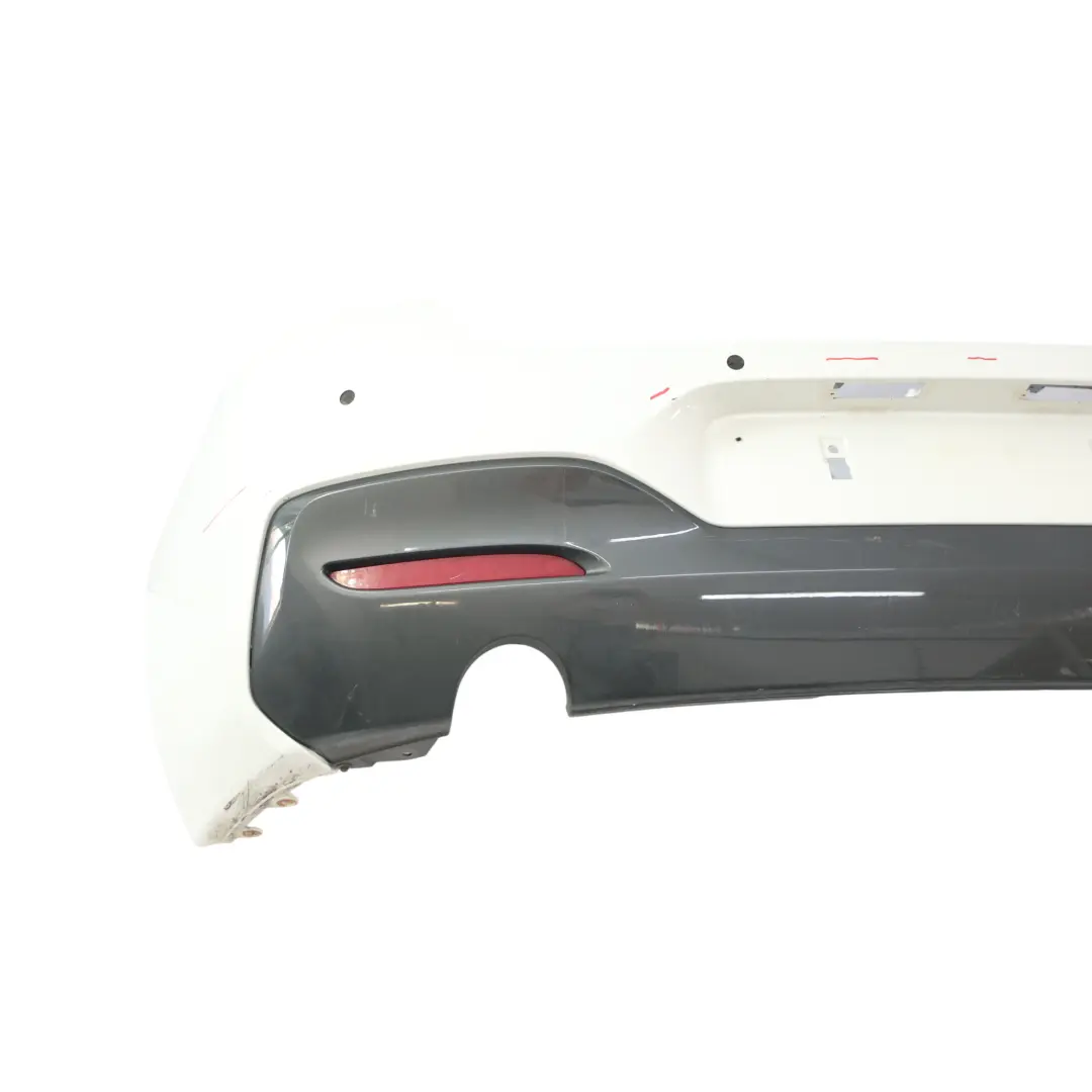 BMW F20 F21 LCI Zderzak Tylny M-Pakiet Alpinweiss 3 Biały - 300 - SKU 8064151-AW - Numer Części 8064151