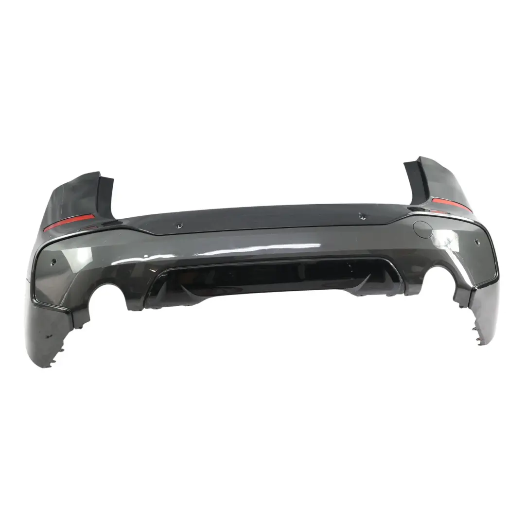 Bumper M Sport Trim Panel PDC Black Sapphire Metallic - 475 to BMW X1 F48 Rear with Part number 8072774 BMW X1 F48 Rear Bumper M Sport Trim Panel PDC Black Sapphire Metallic - 475 - SKU 8072774-BS - Part number 8072774