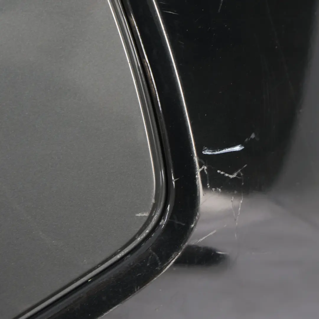 Bumper M Sport Trim Panel PDC Black Sapphire Metallic - 475 to BMW X1 F48 Rear with Part number 8072774 BMW X1 F48 Rear Bumper M Sport Trim Panel PDC Black Sapphire Metallic - 475 - SKU 8072774-BS - Part number 8072774