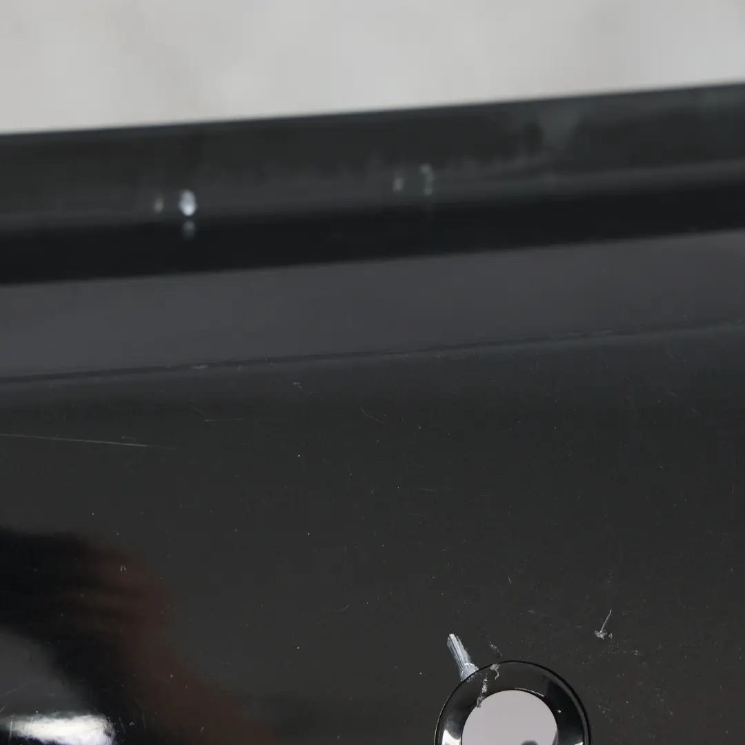 Bumper M Sport Trim Panel PDC Black Sapphire Metallic - 475 to BMW X1 F48 Rear with Part number 8072774 BMW X1 F48 Rear Bumper M Sport Trim Panel PDC Black Sapphire Metallic - 475 - SKU 8072774-BS - Part number 8072774