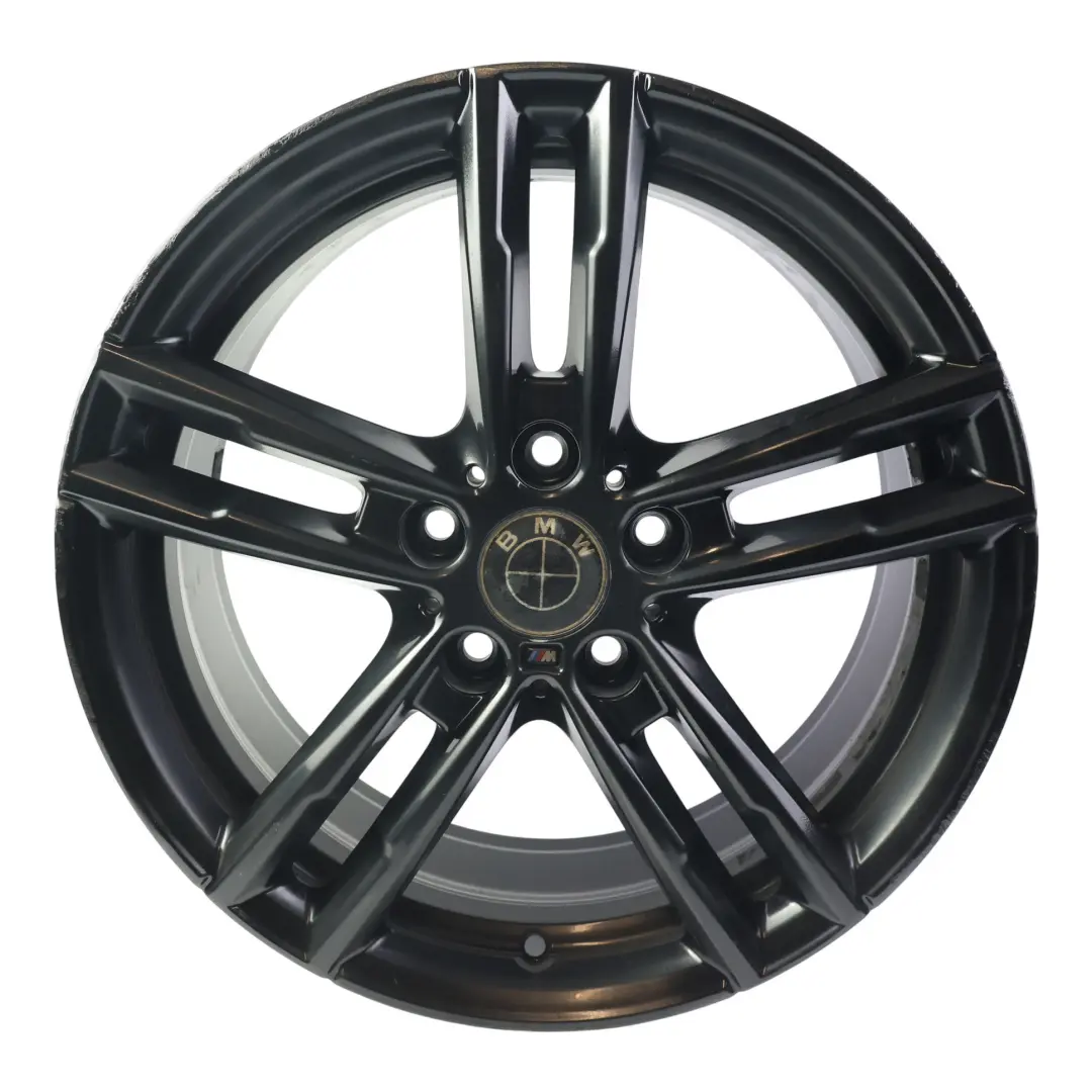 Alloy Rim 18" 7,5J ET:45 M Double Spoke 719 to BMW F20 F21 F22 Black Wheel with Part number 8074185 BMW F20 F21 F22 Black Wheel Alloy Rim 18" 7,5J ET:45 M Double Spoke 719 - SKU 8074185-5 - Part number 8074185