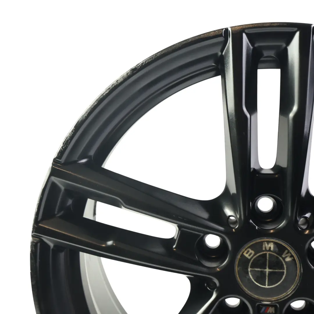 Alloy Rim 18" 7,5J ET:45 M Double Spoke 719 to BMW F20 F21 F22 Black Wheel with Part number 8074185 BMW F20 F21 F22 Black Wheel Alloy Rim 18" 7,5J ET:45 M Double Spoke 719 - SKU 8074185-5 - Part number 8074185