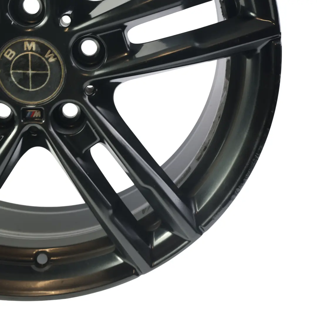 Alloy Rim 18" 7,5J ET:45 M Double Spoke 719 to BMW F20 F21 F22 Black Wheel with Part number 8074185 BMW F20 F21 F22 Black Wheel Alloy Rim 18" 7,5J ET:45 M Double Spoke 719 - SKU 8074185-5 - Part number 8074185