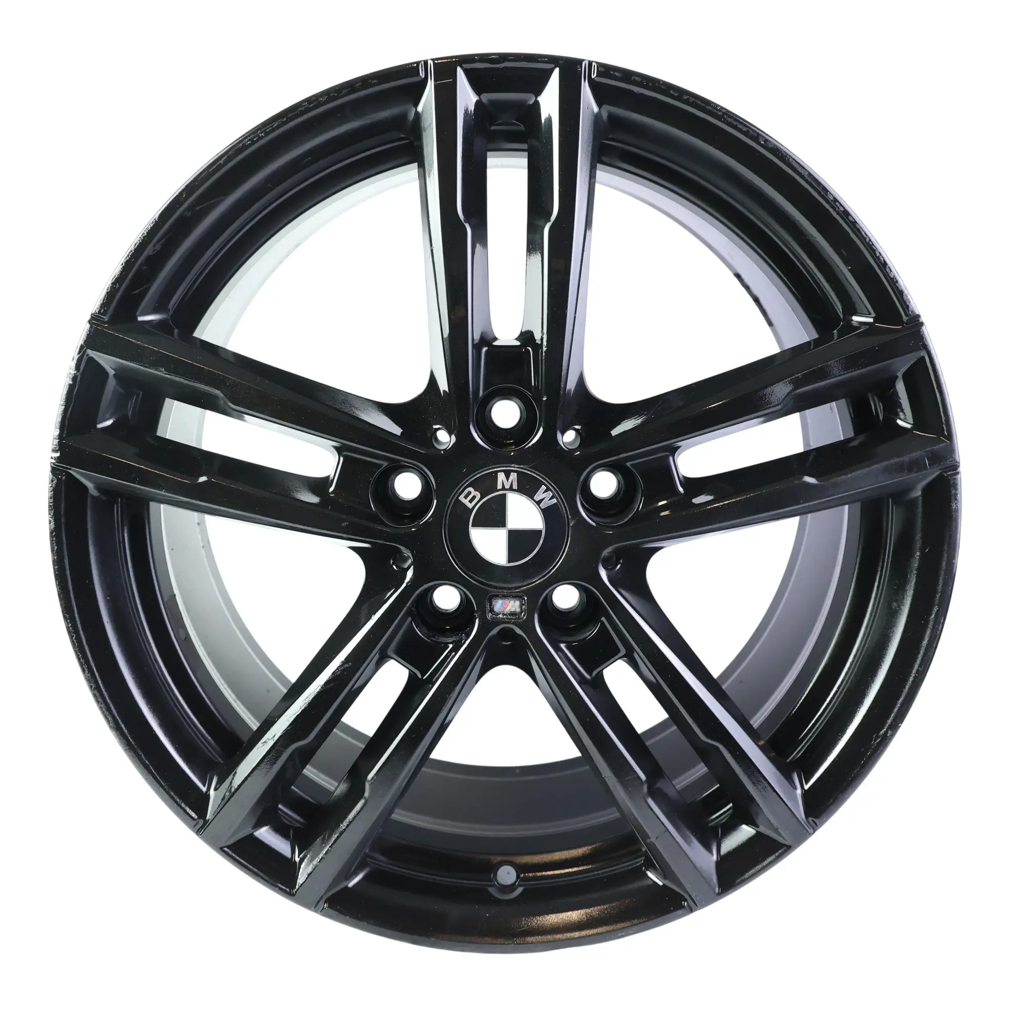 BMW F20 F21 Rear Black Alloy Wheel Rim 18" 8J ET:52 M Double Spoke 719 8074186