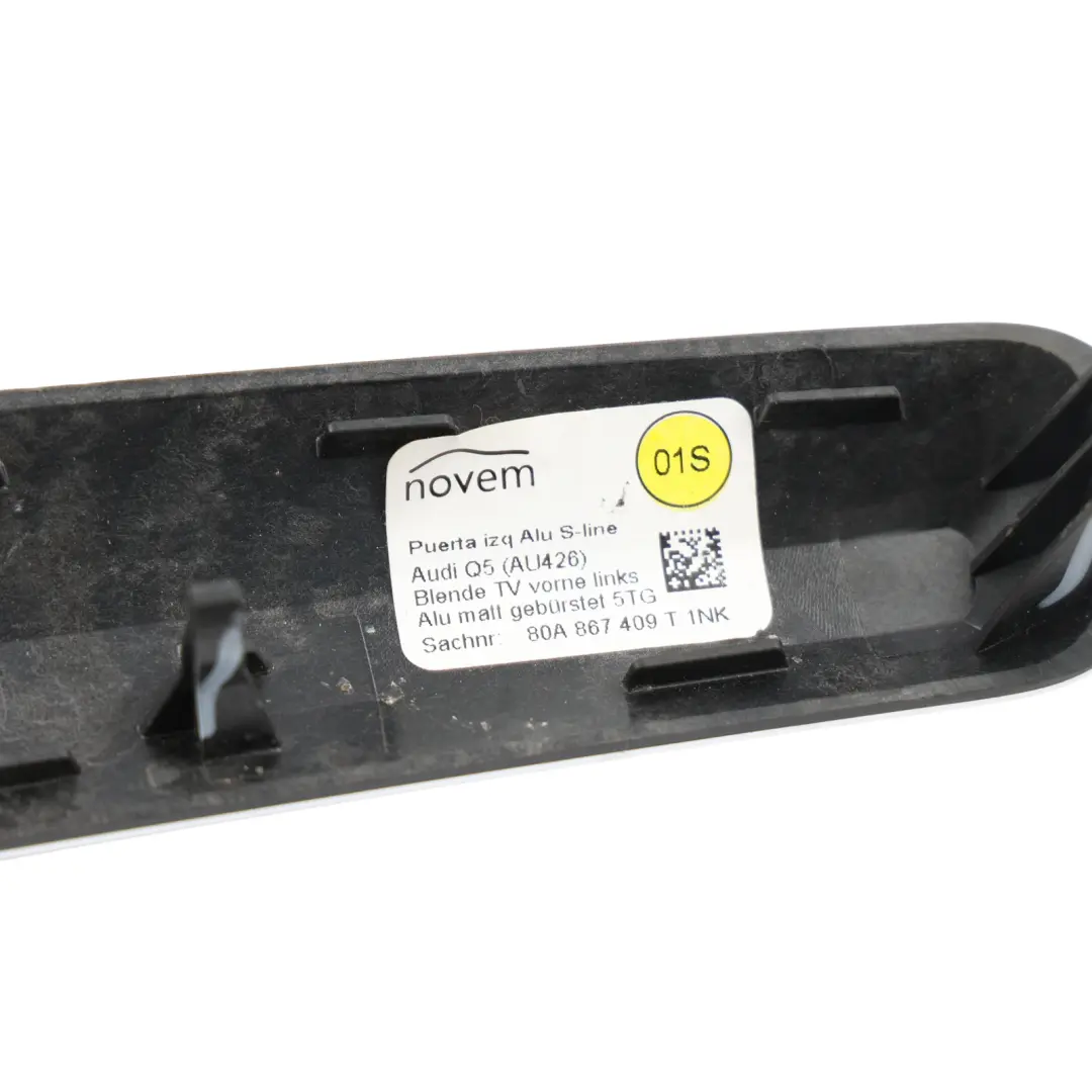 Audi Q5 FY Rear Door Cover Trim Strip Panel Left N/S - SKU 80A867409T - Part number 80A867409T