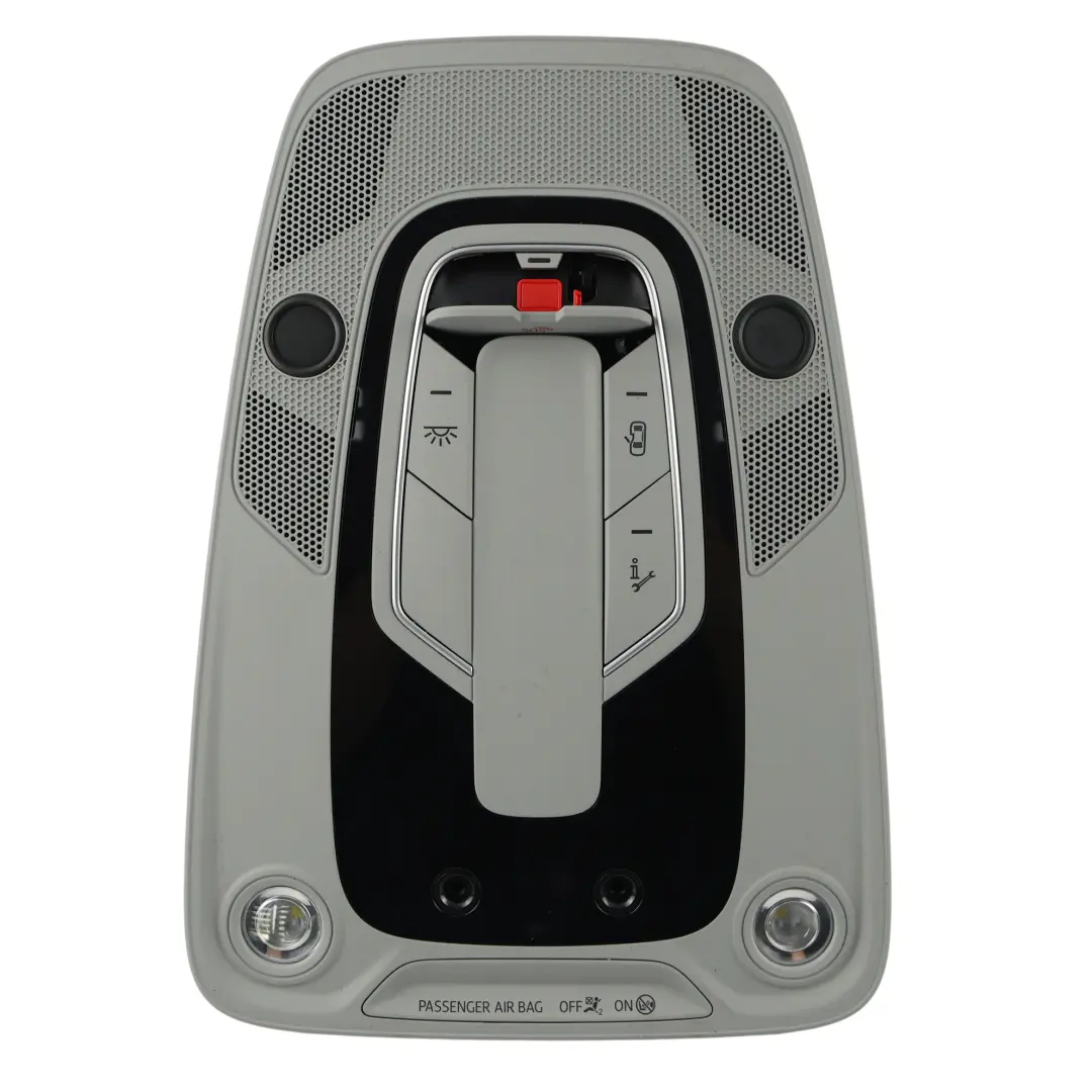 Front Headliner Courtesy Reading Light Lamp Panel 5Q0951177 to Audi Q5 FY with Part number 80A947135AE Audi Q5 FY Front Headliner Courtesy Reading Light Lamp Panel 5Q0951177 - SKU 80A947135AE - Part number 80A947135AE