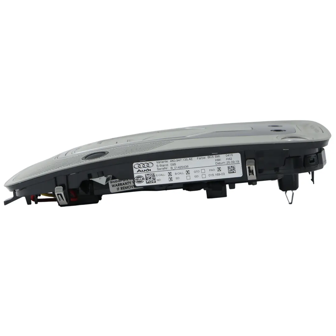 Front Headliner Courtesy Reading Light Lamp Panel 5Q0951177 to Audi Q5 FY with Part number 80A947135AE Audi Q5 FY Front Headliner Courtesy Reading Light Lamp Panel 5Q0951177 - SKU 80A947135AE - Part number 80A947135AE