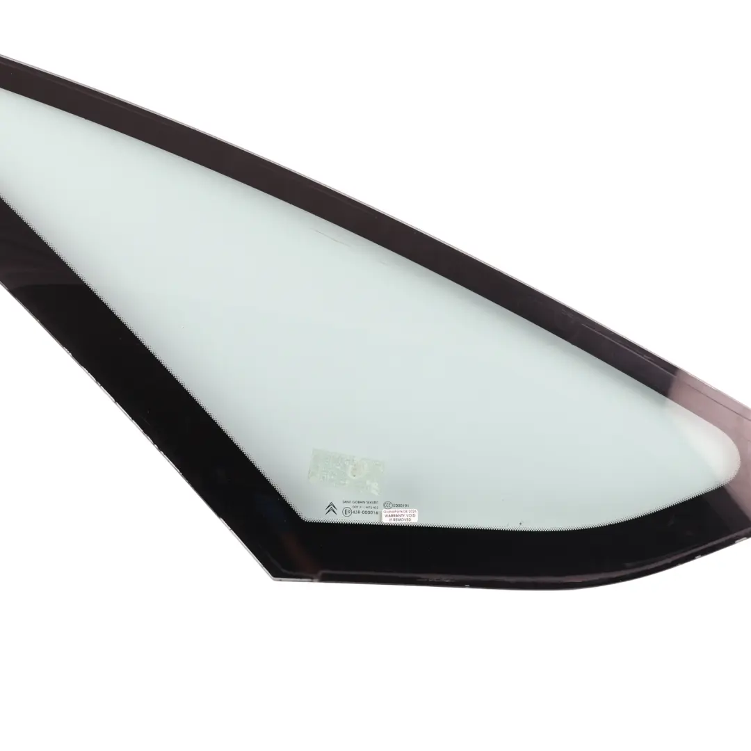 Front Quarter Glass Window Right O/S AS2 to Citroën C4 Grand Picasso with Part number 8116LR Citroën C4 Grand Picasso Front Quarter Glass Window Right O/S AS2 - SKU 8116LR - Part number 8116LR